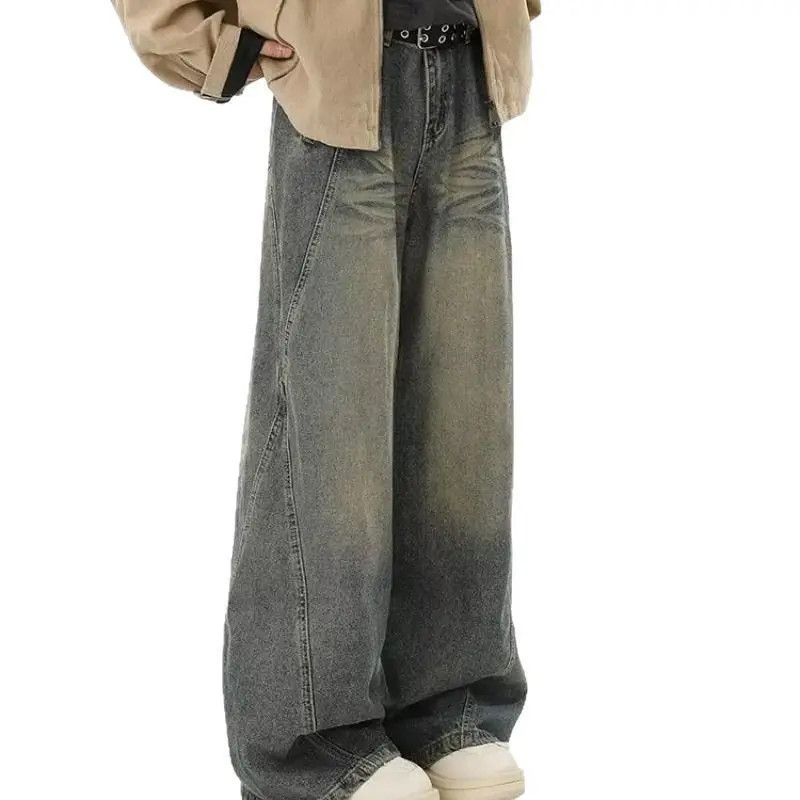 Japanese Brand × Jean Retro casual wide leg high street jeans Size US 32 / EU 48 - 4 Thumbnail