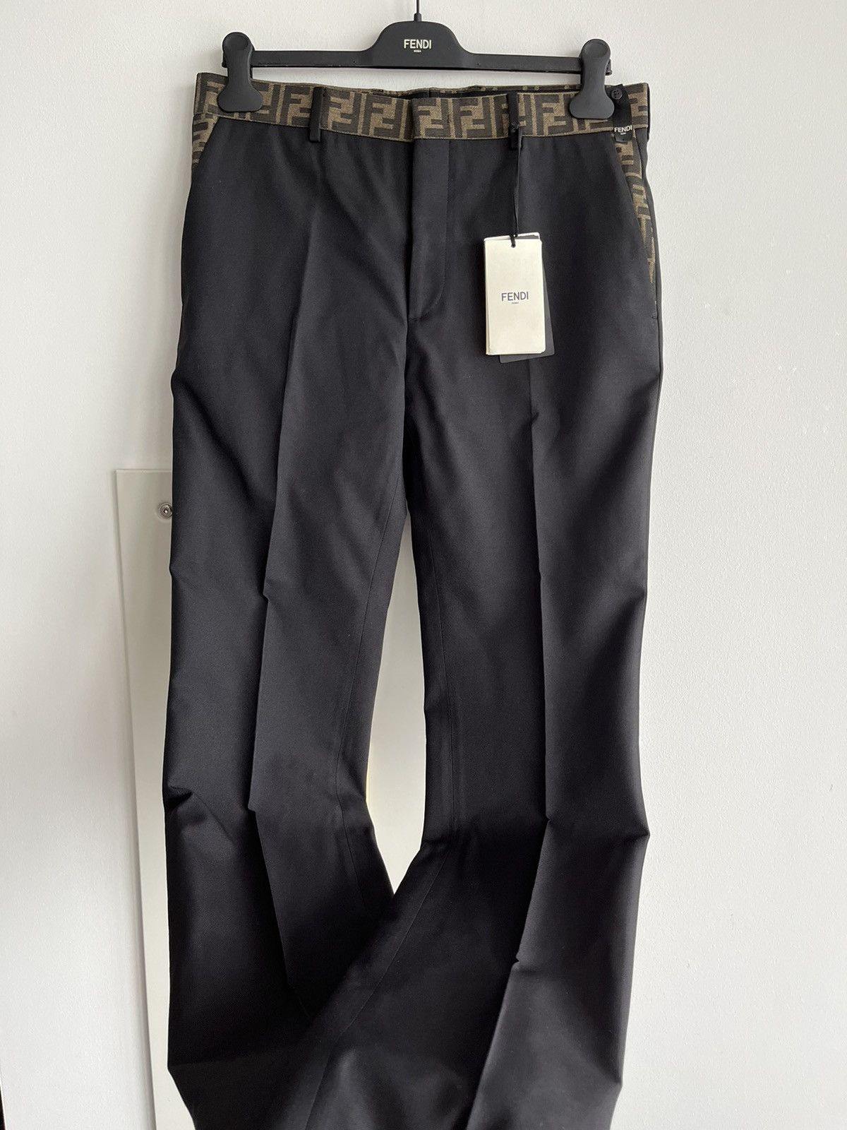 Fendi Fendi Super Runway FF Logo Pant Brand New Limited Edition Size US 29 - 1 Thumbnail