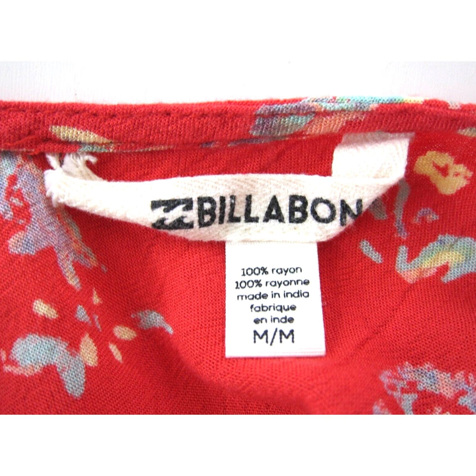 Billabong Billabong Tunic Shirt Smock Dress M Pink Floral 100% Rayon Long Sleeve Women's Size M / US 6-8 / IT 42-44 - 3 Thumbnail