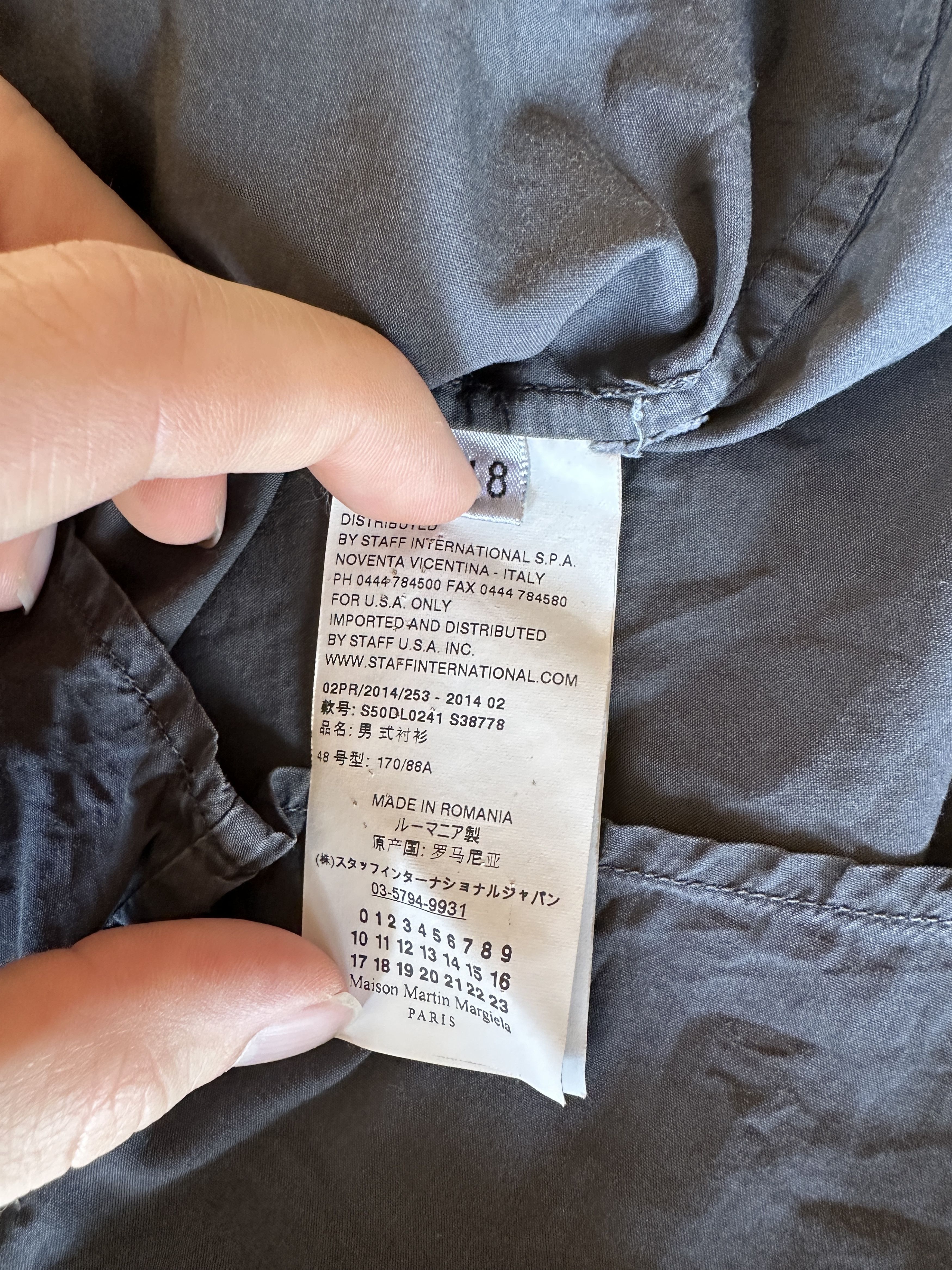Maison Margiela Maison Margiela Button Up Shirt Size US S / EU 44-46 / 1 - 5 Thumbnail