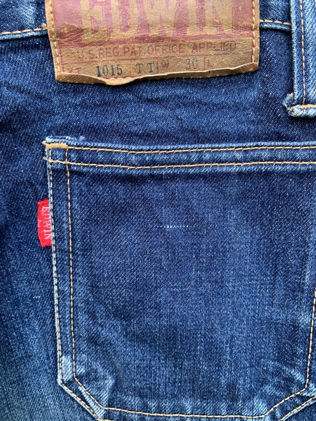 Edwin × Vintage Vintage Edwin Super Flare Bush Pant Bell Bottom Denim Size US 28 / EU 44 - 13 Thumbnail