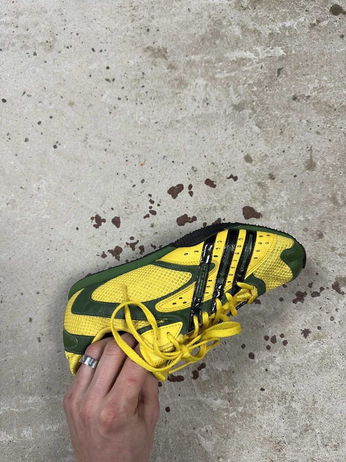 Adidas × Vintage Vintage 2005 Adidas Techstar Brazil Cosmos Racer Sneakers Size US 6.5 / EU 39-40 - 10 Thumbnail