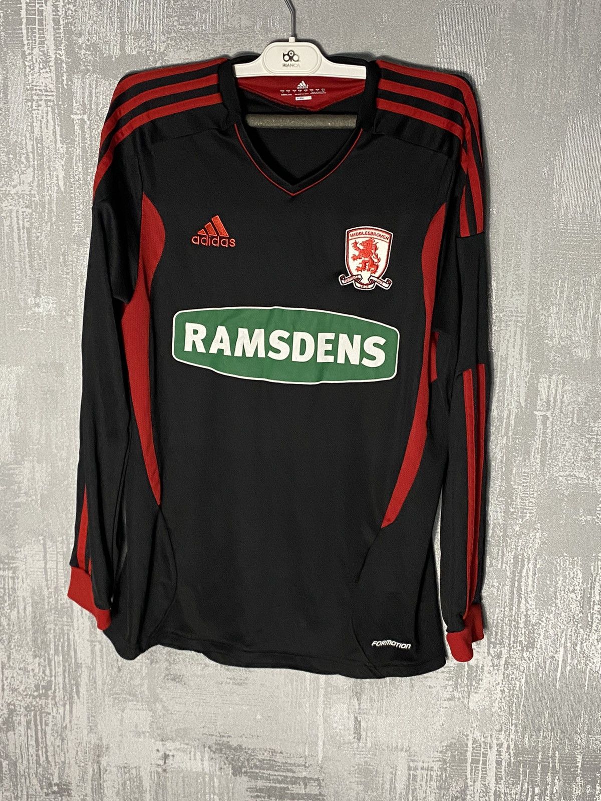 Adidas × Vintage Vintage Middlesbrough Adidas Soccer Jersey 2011 Long Sleeve Size US M / EU 48-50 / 2 - 1 Thumbnail