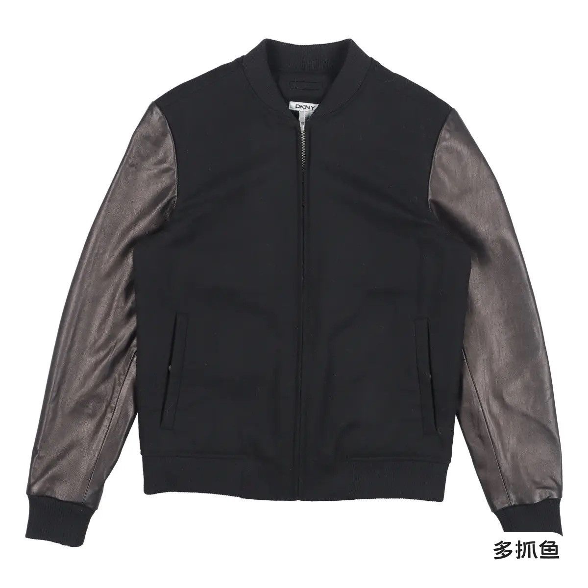 DKNY DKNY leather wool baseball jacket coat Size US M / EU 48-50 / 2 - 1 Thumbnail