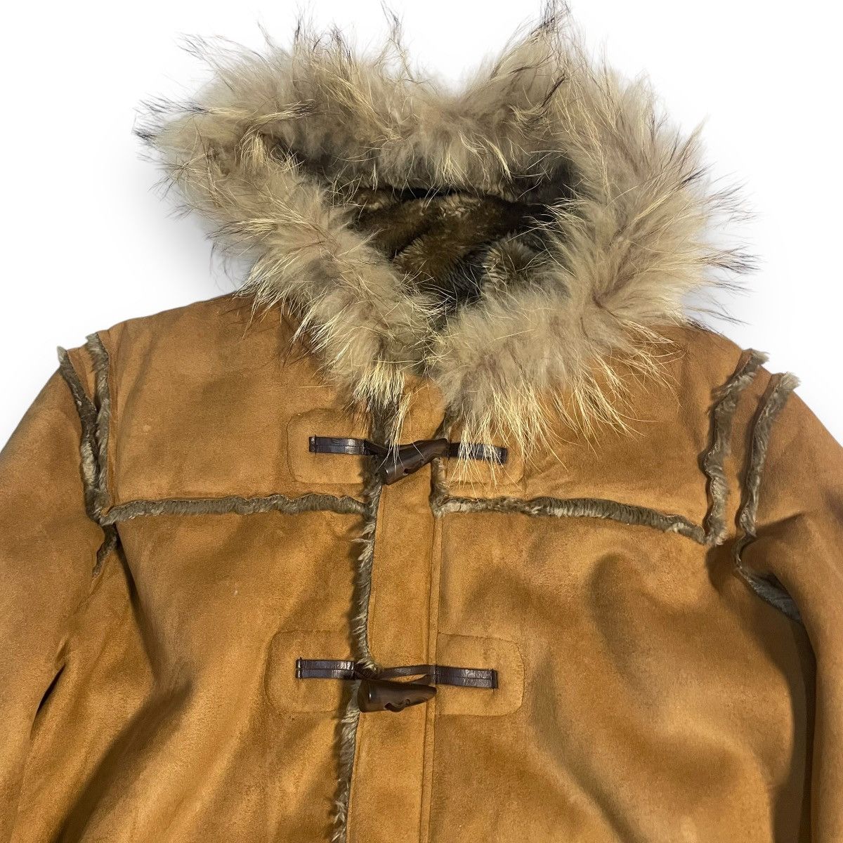 Issey Miyake 🇯🇵 BALANCE WEAR DESIGN VELVET FUR RACOON JACKET Size US L / EU 52-54 / 3 - 3 Thumbnail