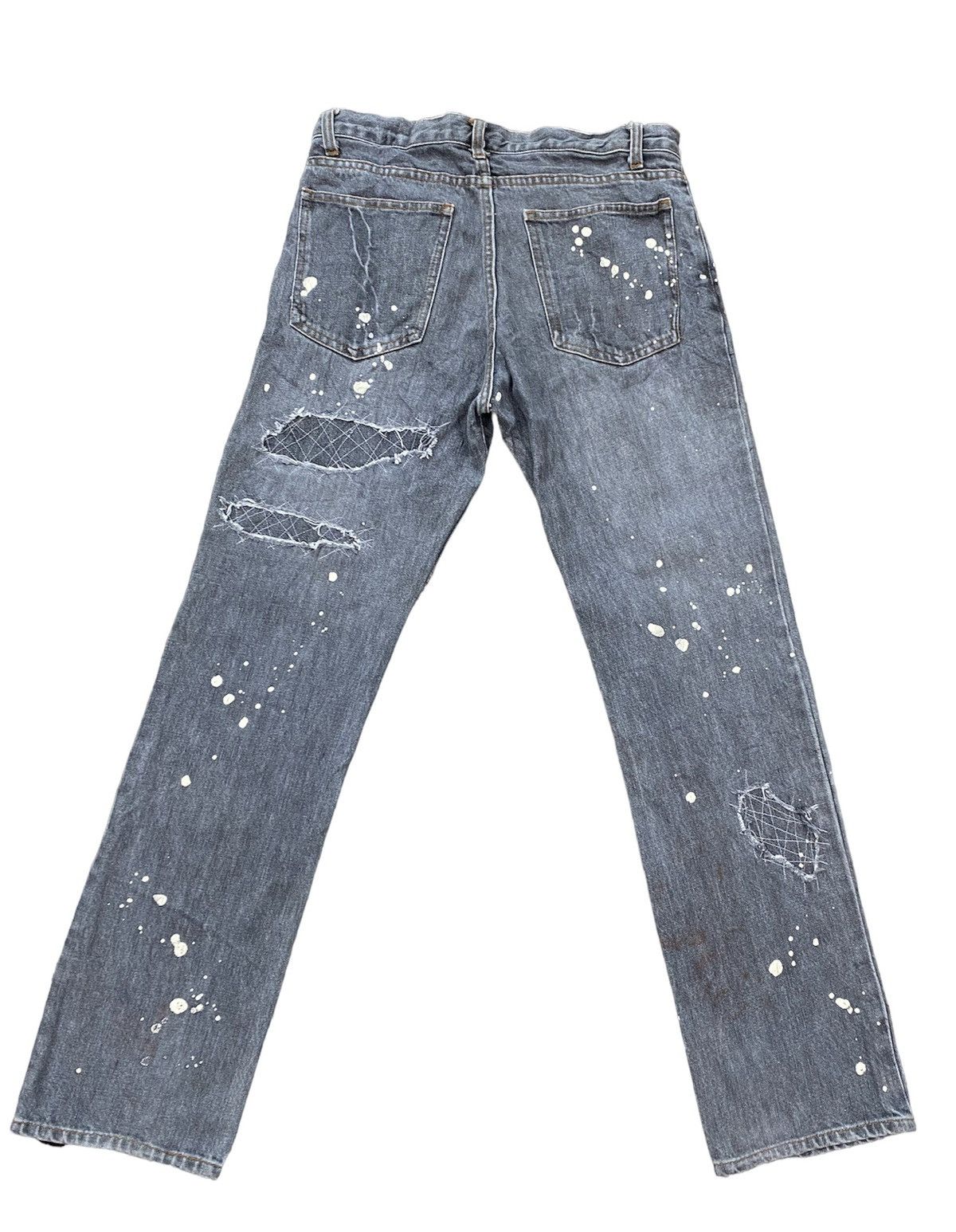 Japanese Brand JAPANESE BRAND DISTRESS PAINTED SPLASH DESIGN BY GAME Size US 30 / EU 46 - 2 Thumbnail