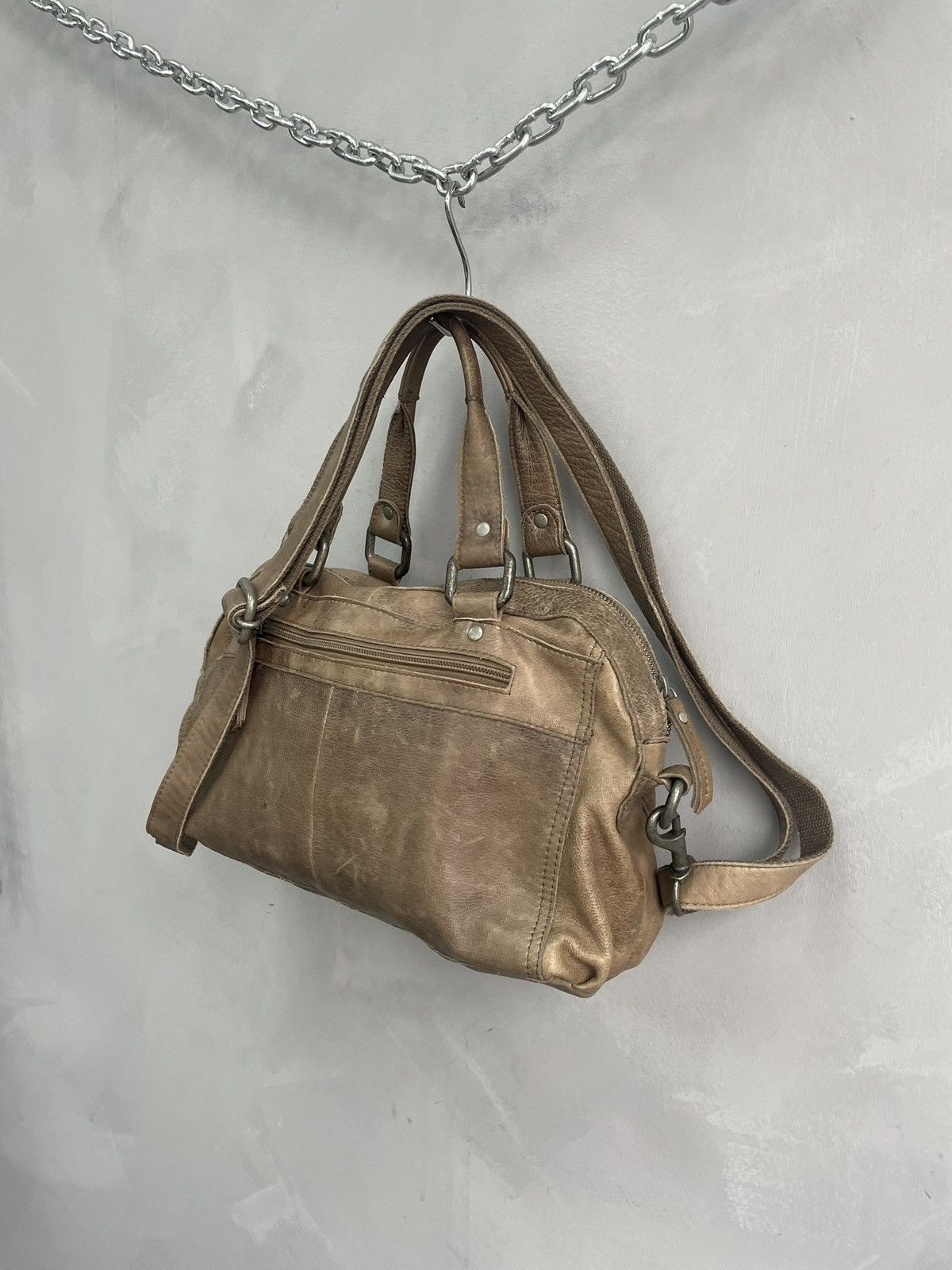 KMRii Rare avant garde leather kmrii style messenger bag Size ONE SIZE - 5 Thumbnail