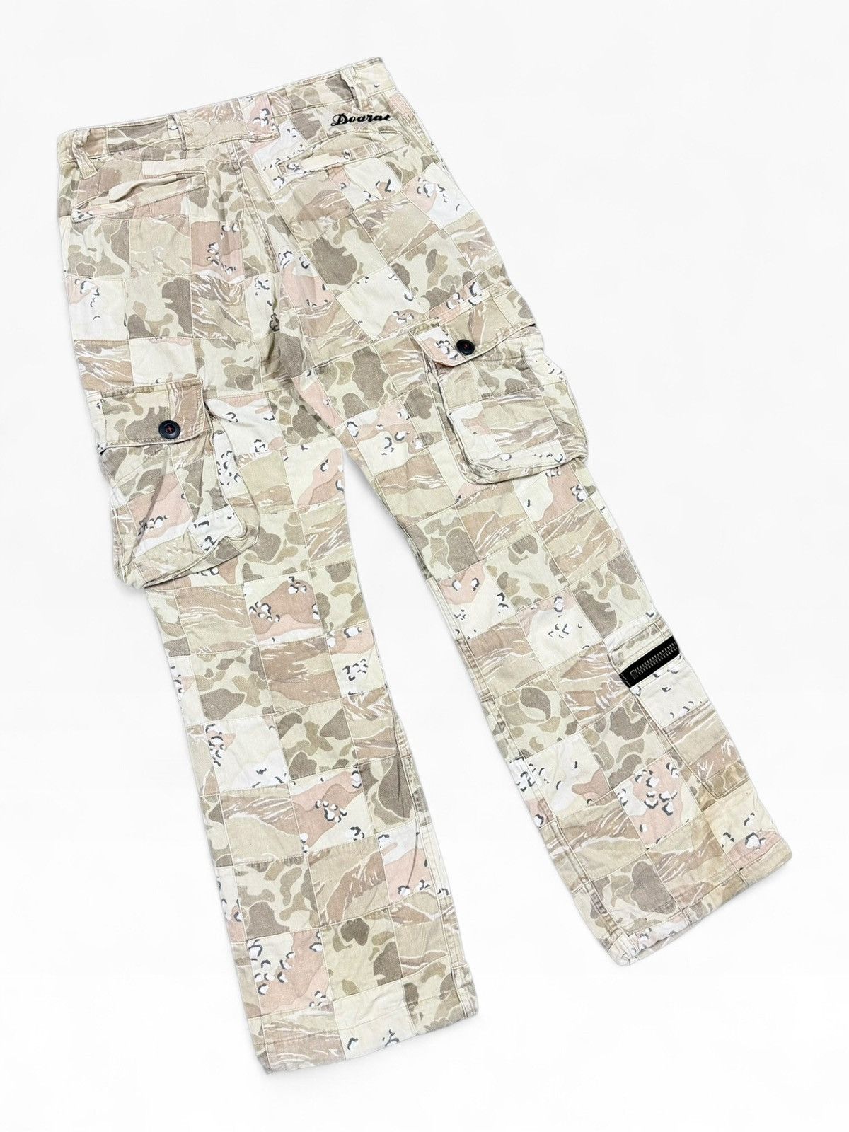 GOODENOUGH Vtg🔥90’s Doarat All Camoflauge Patchwork Multipocket Cargo Size US 33 - 15 Thumbnail