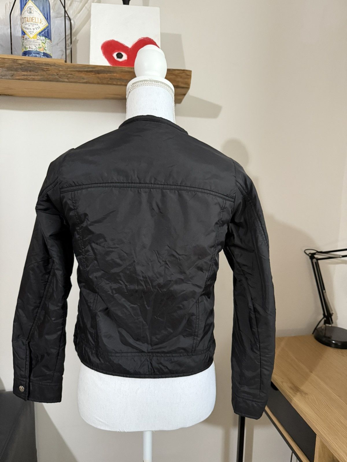 Diesel Diesel Y2K Cropped Black Jacket – Size M (fits XS/S) Size S / US 4 / IT 40 - 4 Thumbnail