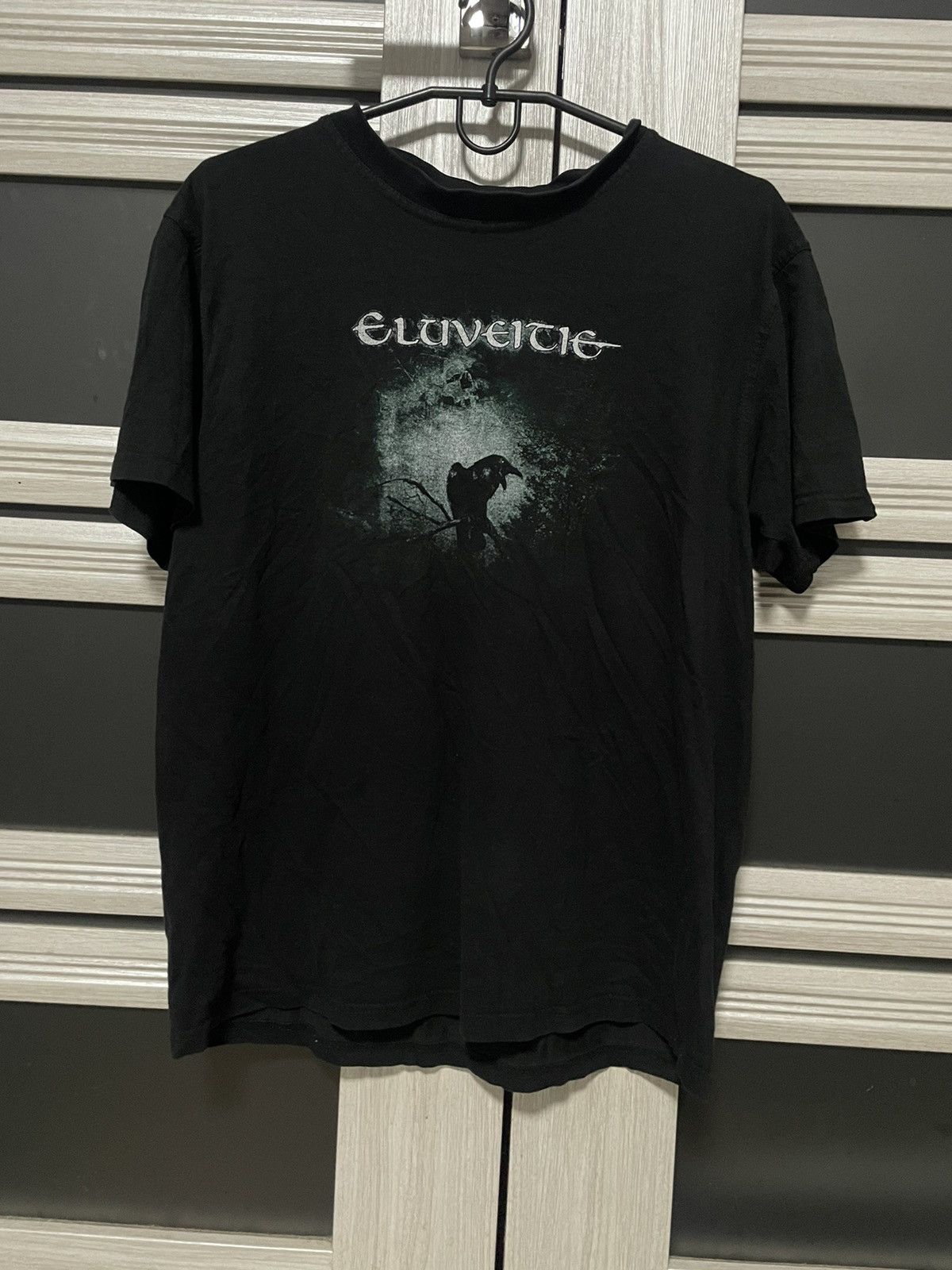 Band Tees Eluveitie Black Raven Nuclear Blast Folk Metal T Shirt Tee Size US M / EU 48-50 / 2 - 1 Thumbnail