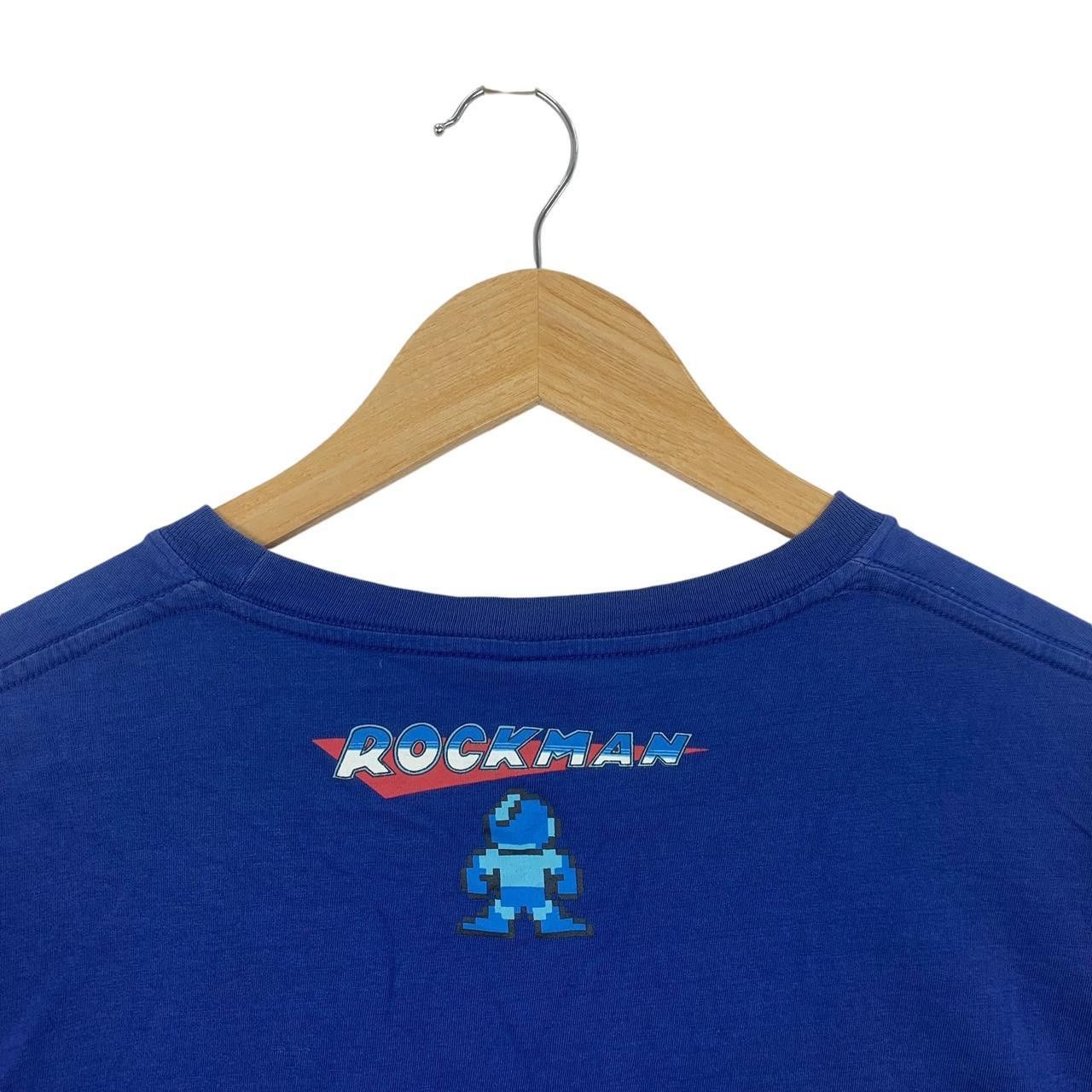 Vintage Vintage MEGA MAN ROCKMAN Capcom Video Game Tee Shirt Size US M / EU 48-50 / 2 - 5 Thumbnail
