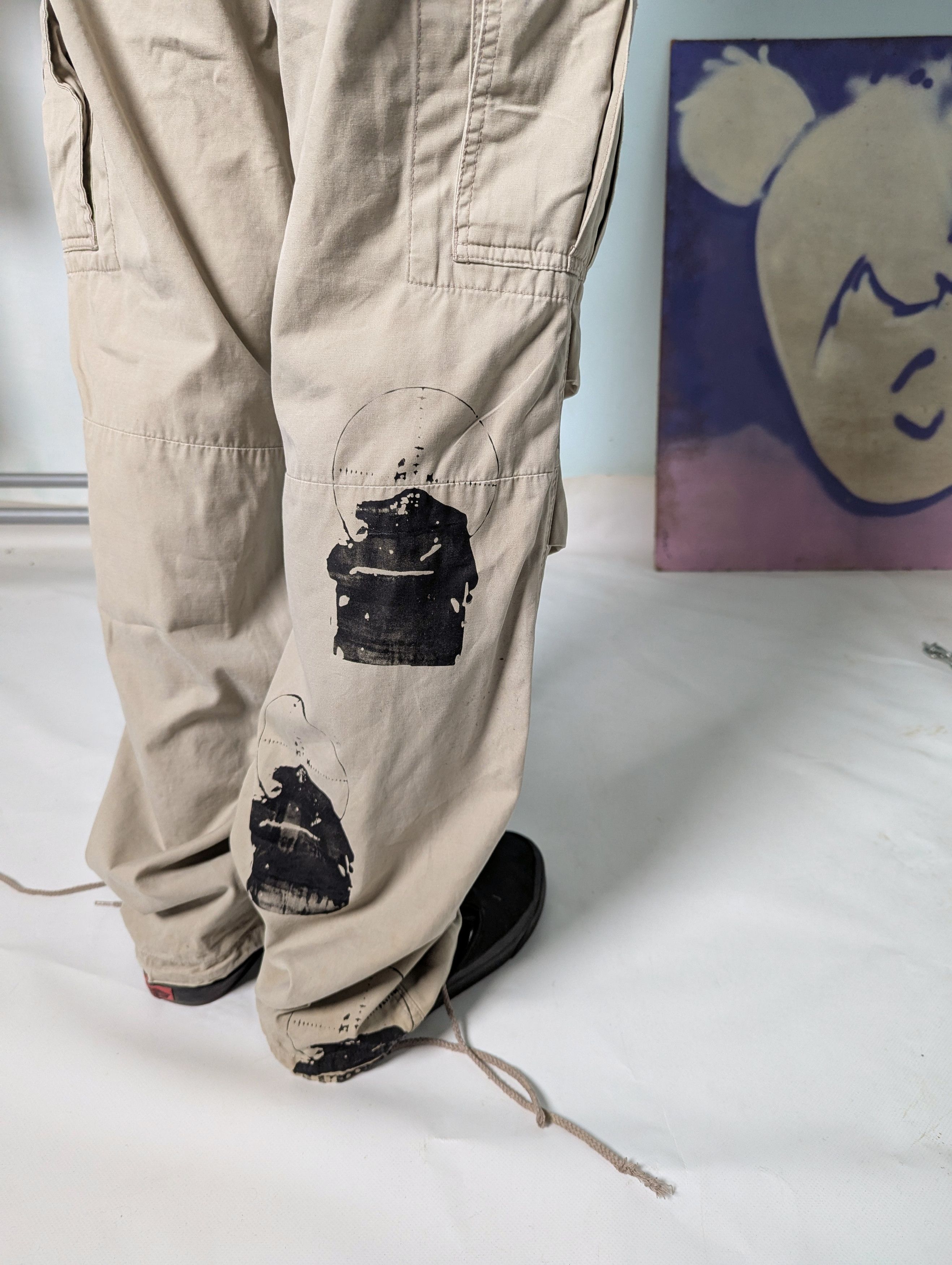 Oakley 00s Oakley Handprinted Tactical Cargo Pants Size US 32 / EU 48 - 4 Thumbnail