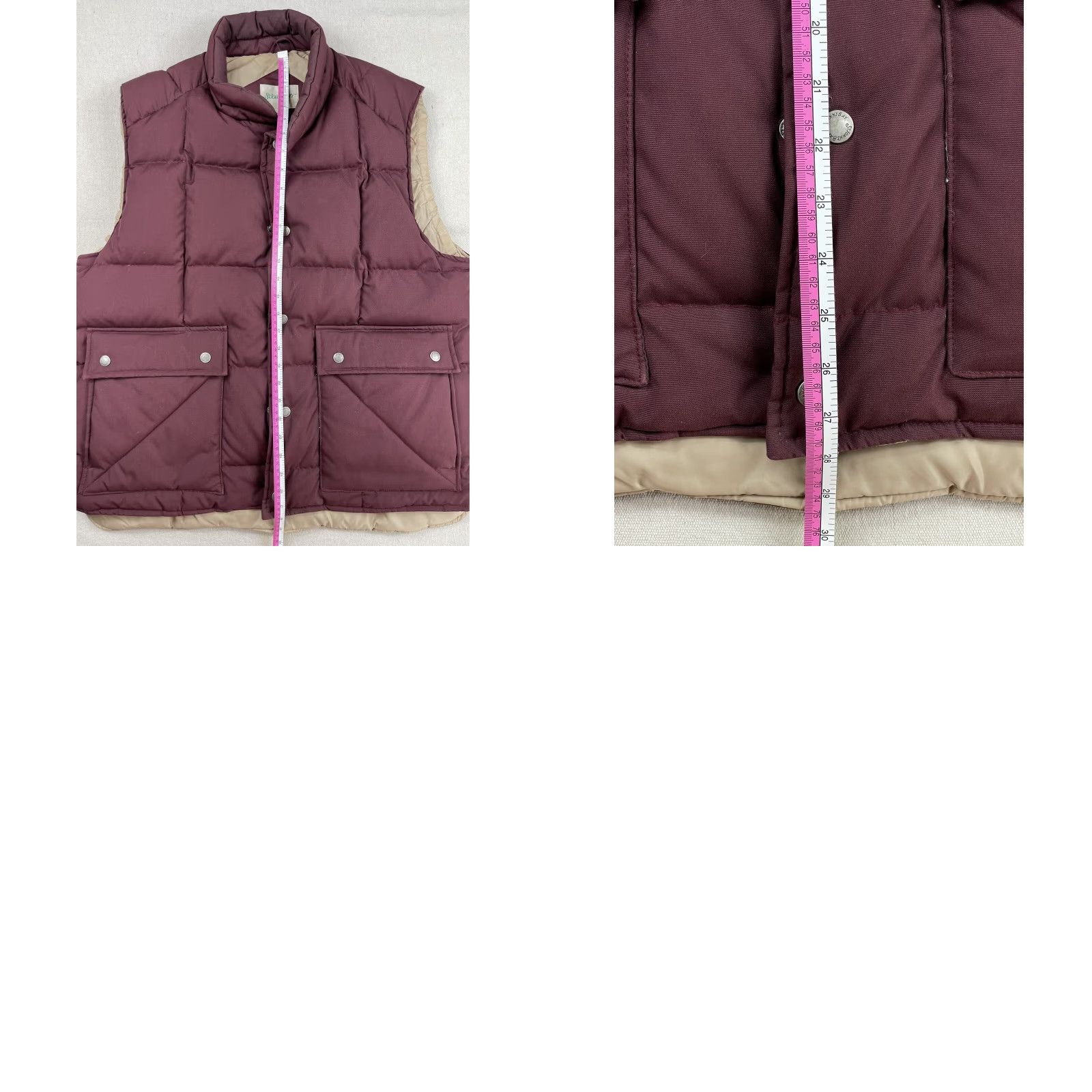 Vintage VINTAGE St Johns Bay XL Down Puffer Vest Mens Red Quilted Insulated Zip Snap 90s Size US XL / EU 56 / 4 - 8 Thumbnail