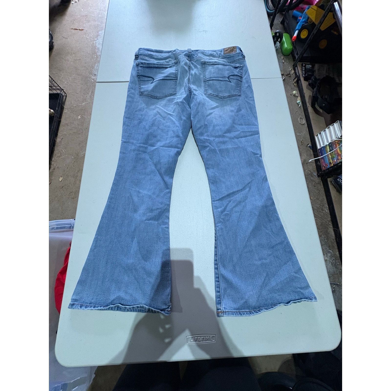 American Eagle Outfitters American Eagle Outfitters Womens 16 Bootcut Flare Jeans Size 38" / US 16 / IT 52 - 4 Thumbnail