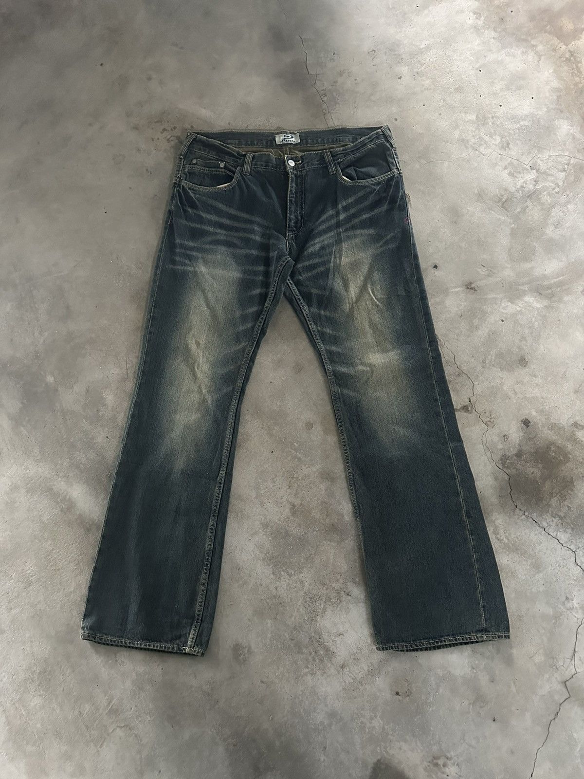 Vintage Vintage piko flare jeans Size US 38 / EU 54 - 1 Thumbnail