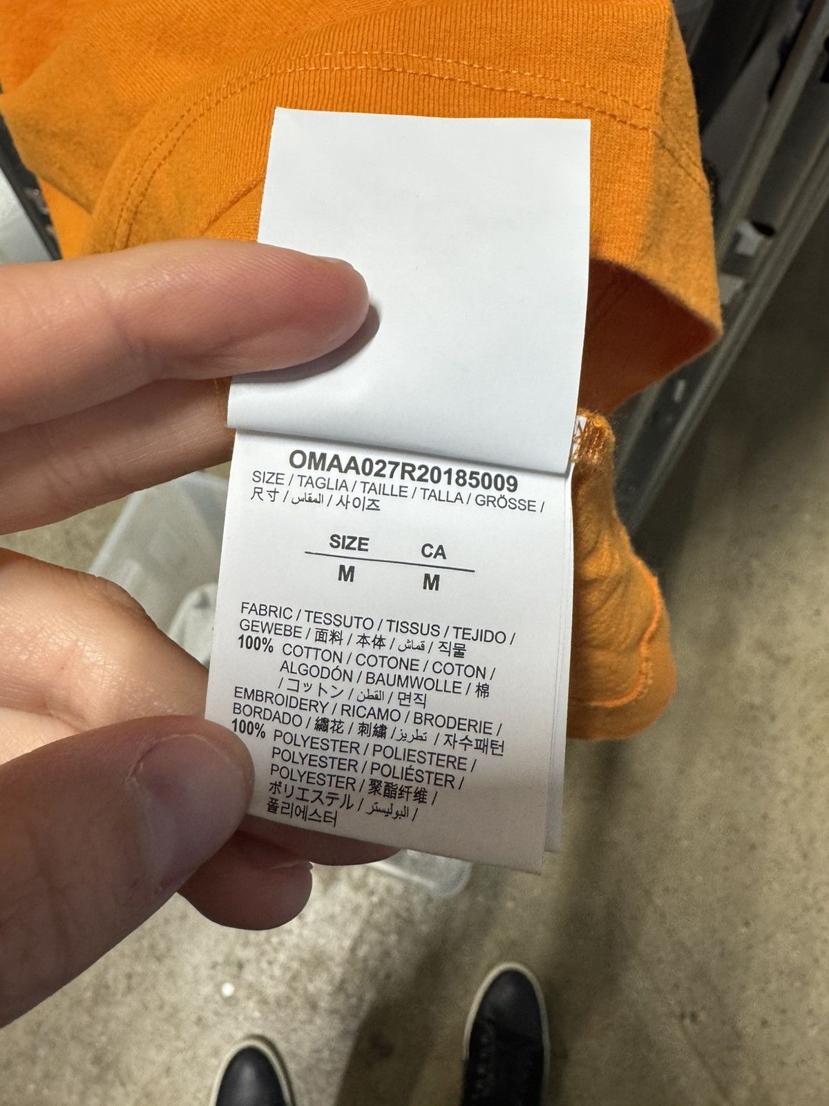 Off-White Off-White Spray Arrow T-Shirt NEW 500$ Size US M / EU 48-50 / 2 - 5 Thumbnail