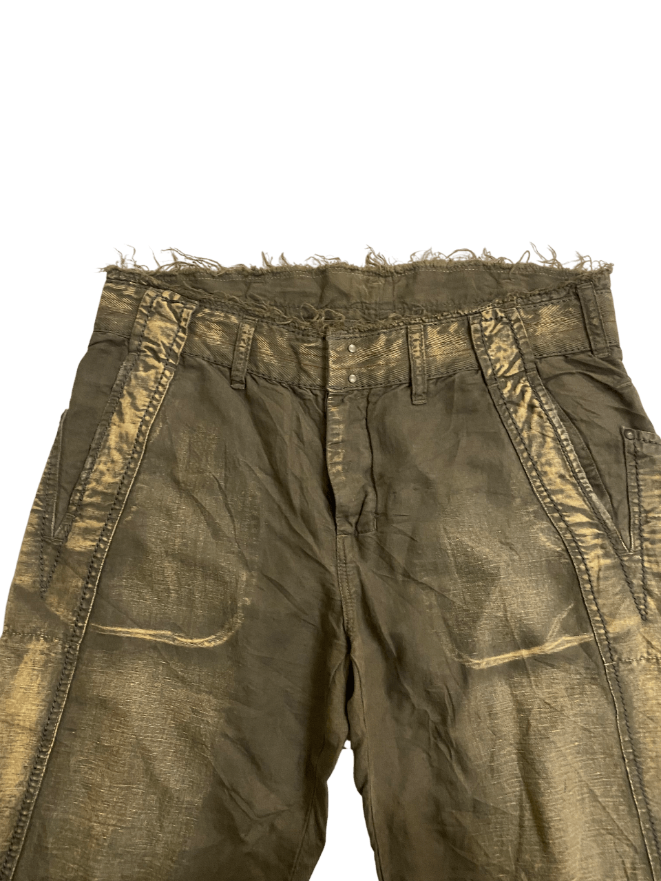 Marithe + Francois Girbaud 2006 MFG Brown Wash Baggy Loose Jeans Size US 34 / EU 50 - 5 Thumbnail