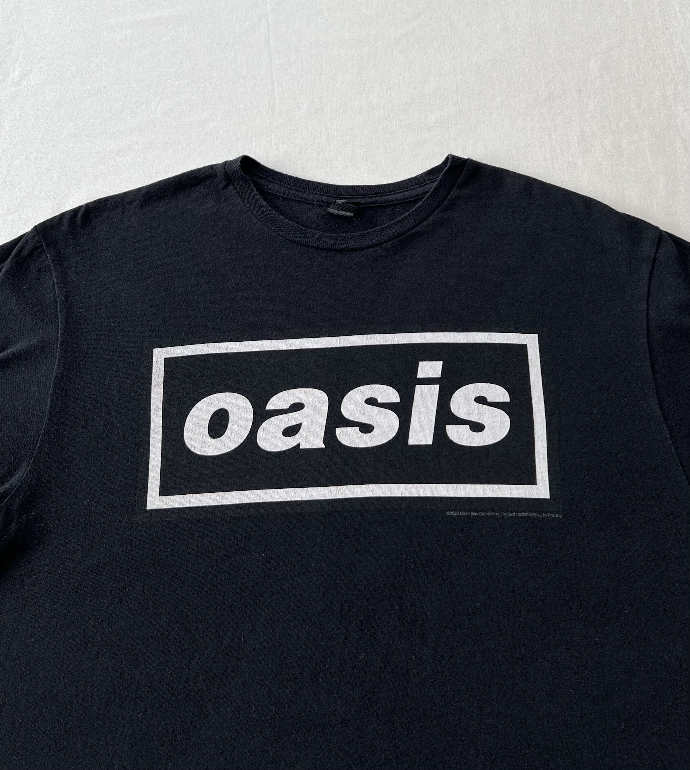 Band Tees Vintage 2022 Oasis Britpop Black T-shirt Size US M / EU 48-50 / 2 - 3 Thumbnail