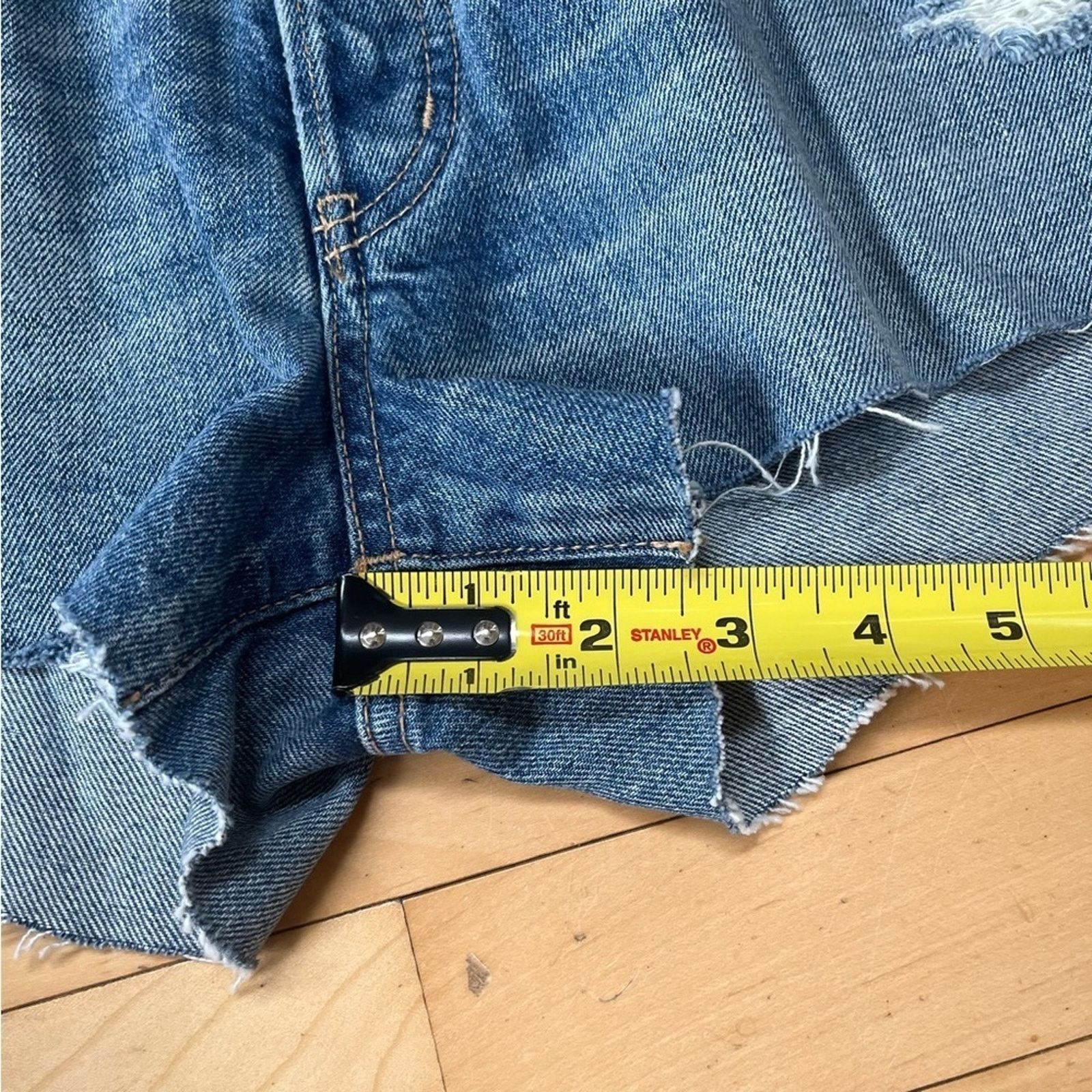 MOUSSY Moussy Vintage Cut Off Shorts sz 26 Distressed Button Fly Size 26" / US 2 / IT 38 - 8 Thumbnail