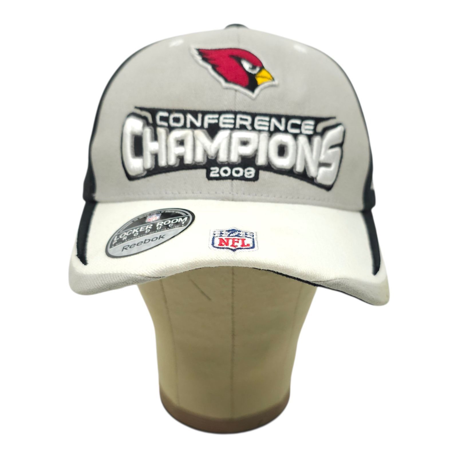 Reebok Arizona Cardinals 2008 NFC Champions Hat 3D Cap NFL Football Size ONE SIZE - 13 Thumbnail