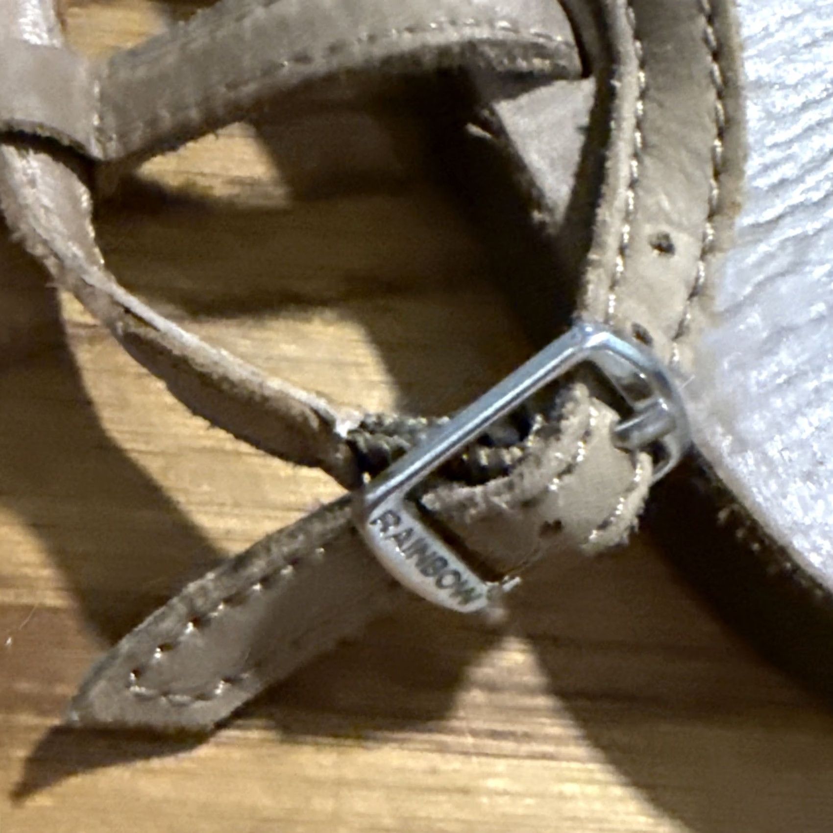 Rainbow Rainbow Sandals T-Street Women Size M 6.5-7.5 Leather Comfort Braided Thong Size US 5 / IT 35 - 7 Thumbnail