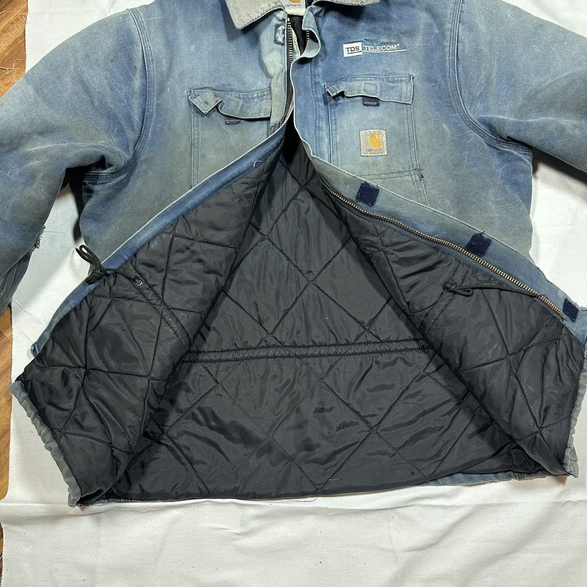 Carhartt Vintage Denim Carhartt Chore Coat “detroit style” Size US XXL / EU 58 / 5 - 7 Thumbnail