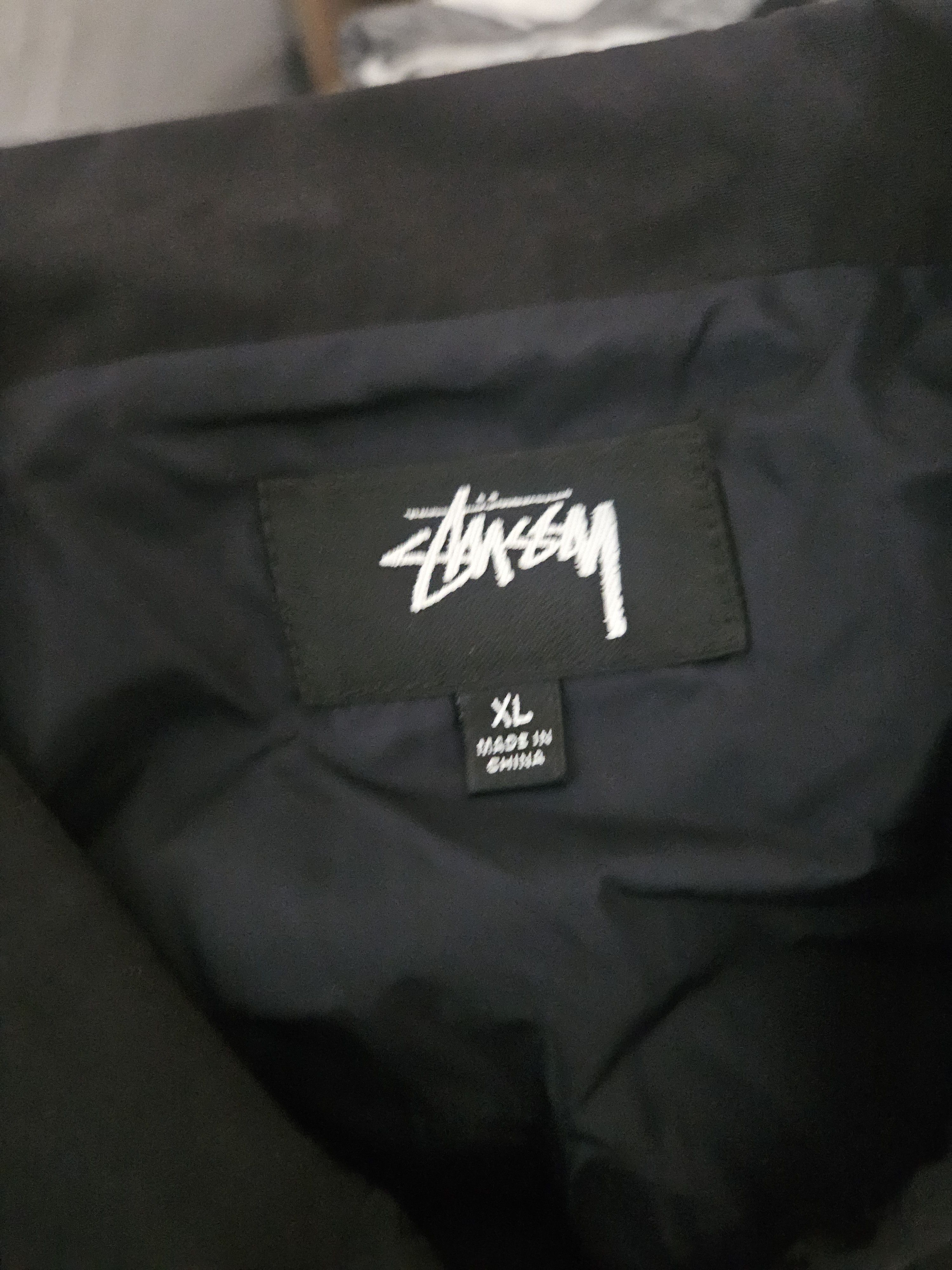 Stussy Stussy Smooth Stock Coach Jacket Black Size US XL / EU 56 / 4 - 4 Thumbnail