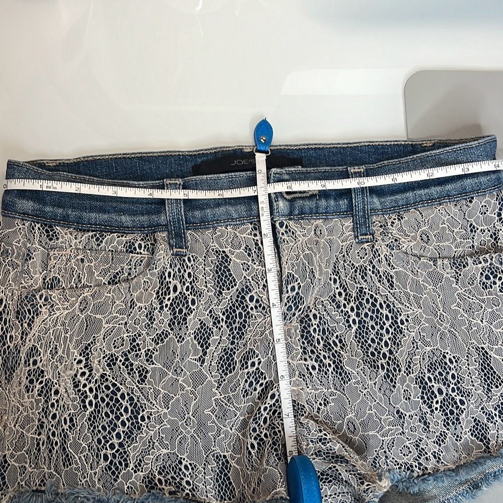 Joe's Joe’s Jeans Lace over Denim Shorts 25 Size 25" / US 0 / IT 36 - 12 Thumbnail