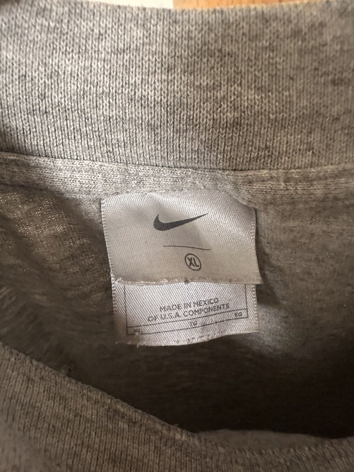 Nike Vintage Nike swoosh logo neck Size US XL / EU 56 / 4 - 2 Thumbnail