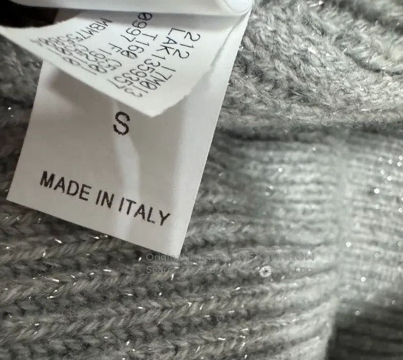 Brunello Cucinelli Brunello Cucinelli Gray Sequin Sweater Size S / US 4 / IT 40 - 7 Thumbnail