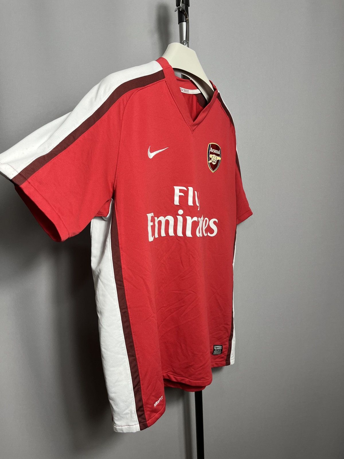 Vintage ARSENAL LONDON 2008 2010 HOME FOOTBAL SHIRT SOCCER JERSEY Size US L / EU 52-54 / 3 - 2 Thumbnail