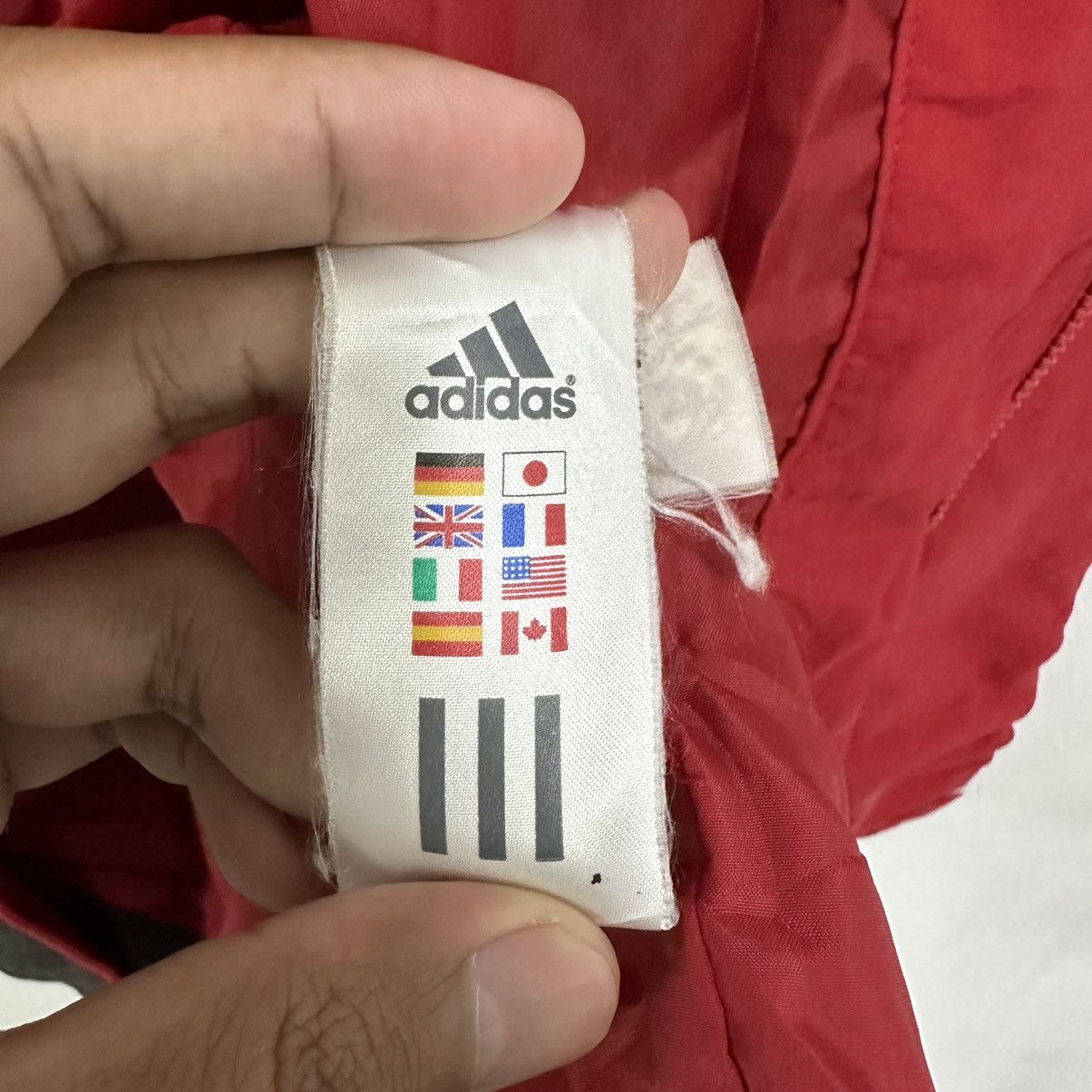 Adidas Vintage Adidas Sweater Raincoat Waterproof With Hoodies Size US L / EU 52-54 / 3 - 6 Thumbnail