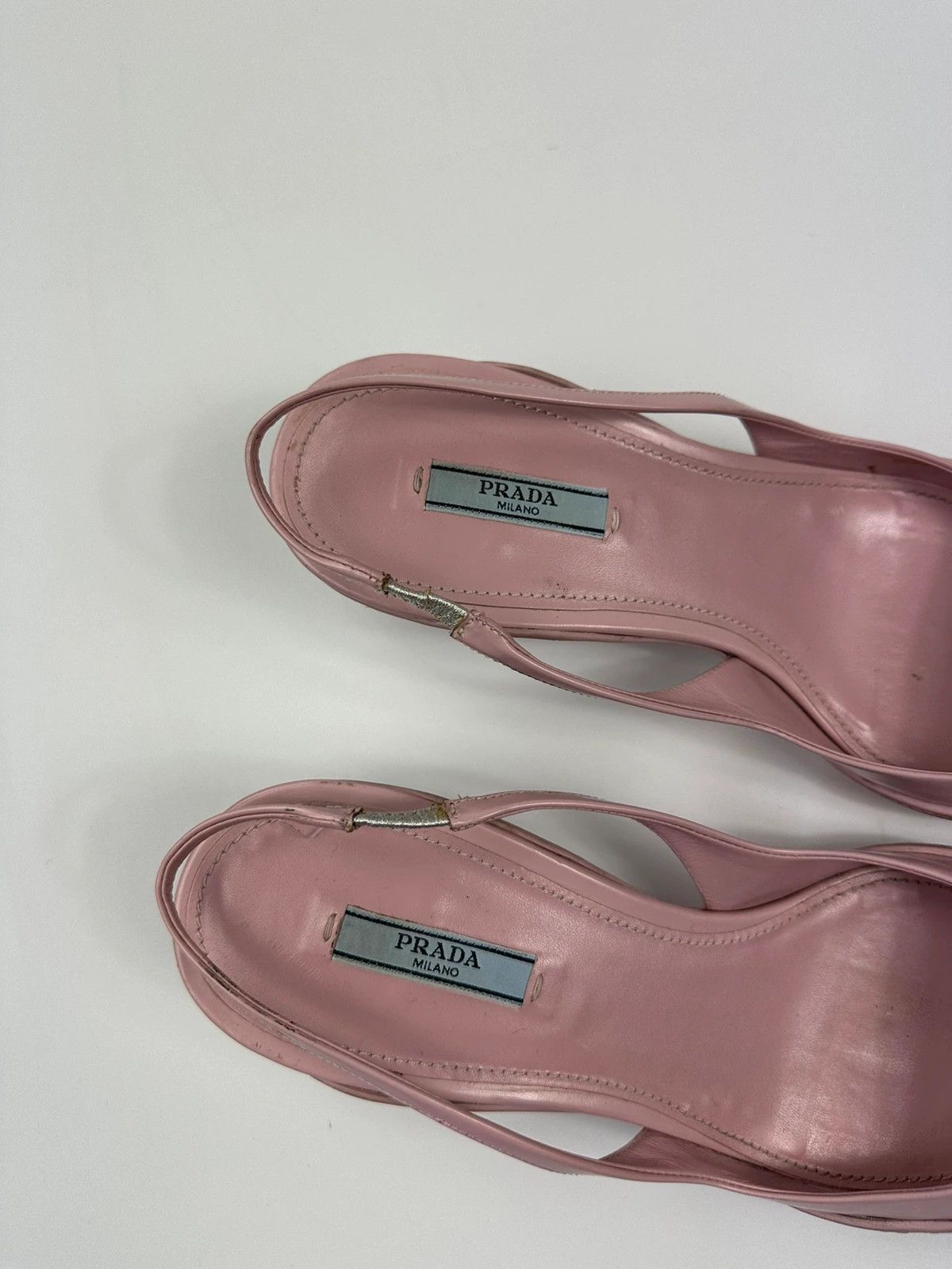 Prada Prada Milano SS2021 Pink Leather Escarpins Heels Pumps Size US 9 / IT 39 - 4 Thumbnail