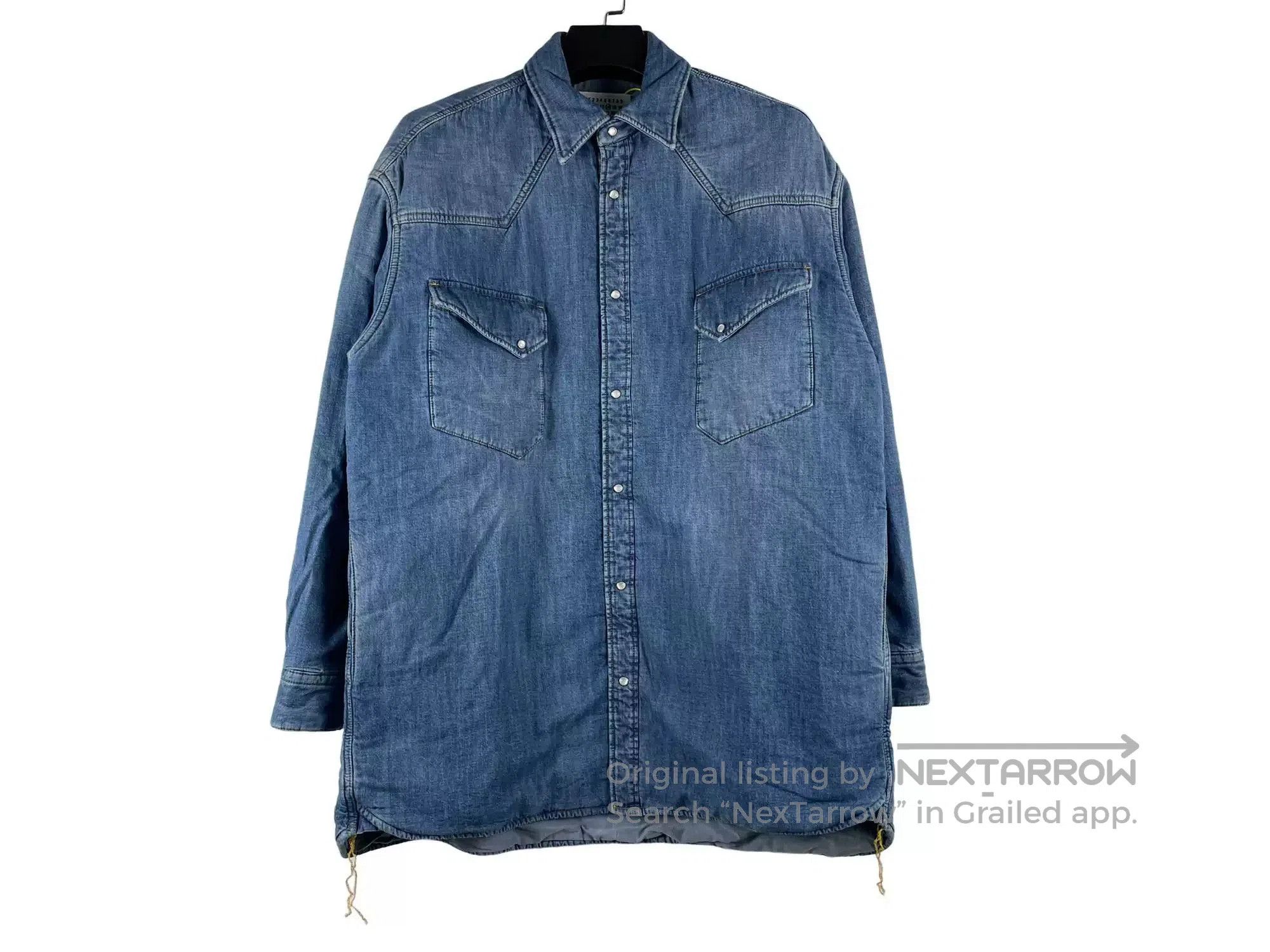Maison Margiela Maison Margiela FW19 Quilted Distressed Denim Jacket. Size US M / EU 48-50 / 2 - 1 Thumbnail