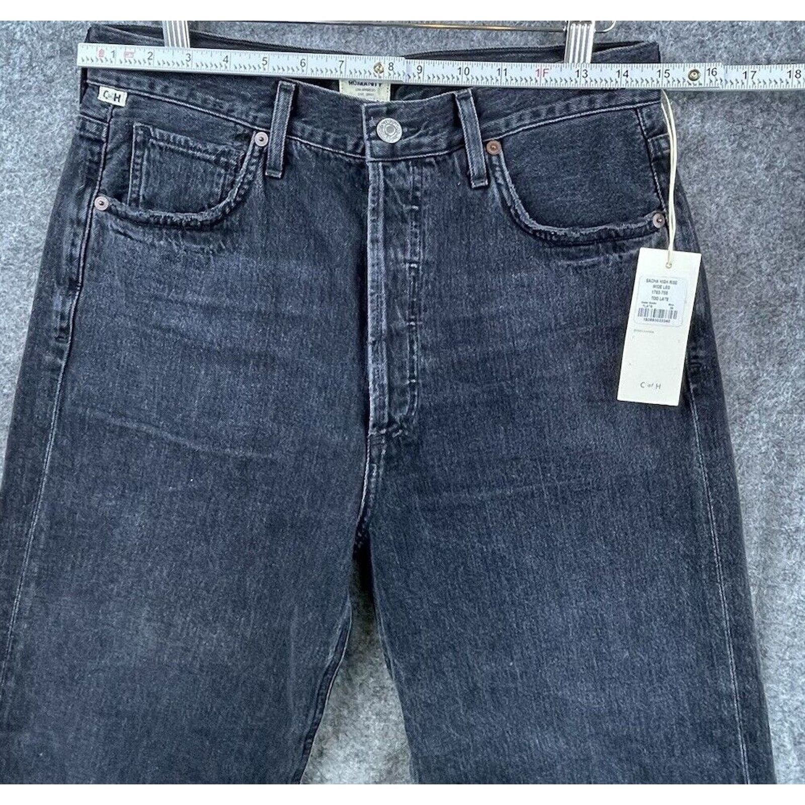 Citizens Of Humanity Citizens Humanity Jeans Womens 29 Sacha High Rise Wide Leg Size 29" - 6 Thumbnail