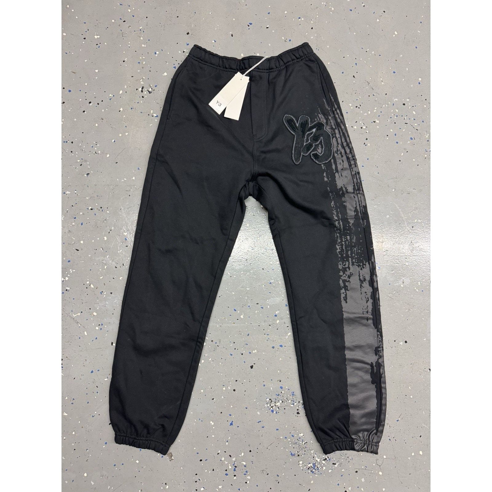 Y-3 Y-3 Appliqué Logo Track Trousers Sweatpants French Terry Size US 30 / EU 46 - 1 Thumbnail