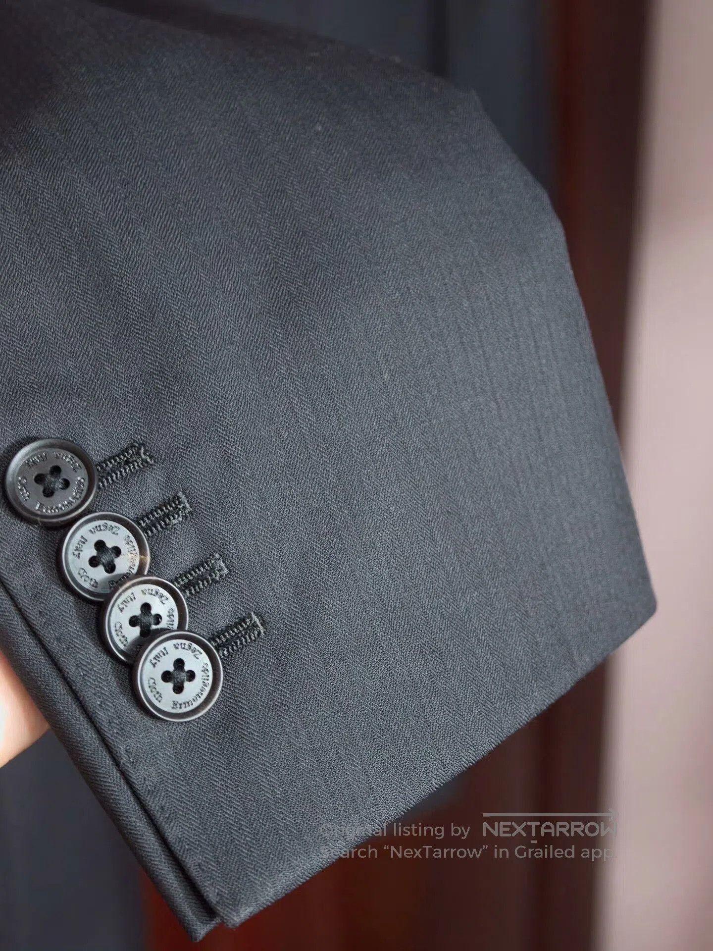 Ermenegildo Zegna Zegna Black Wool Custom Suit. Size US S / EU 44-46 / 1 - 3 Thumbnail