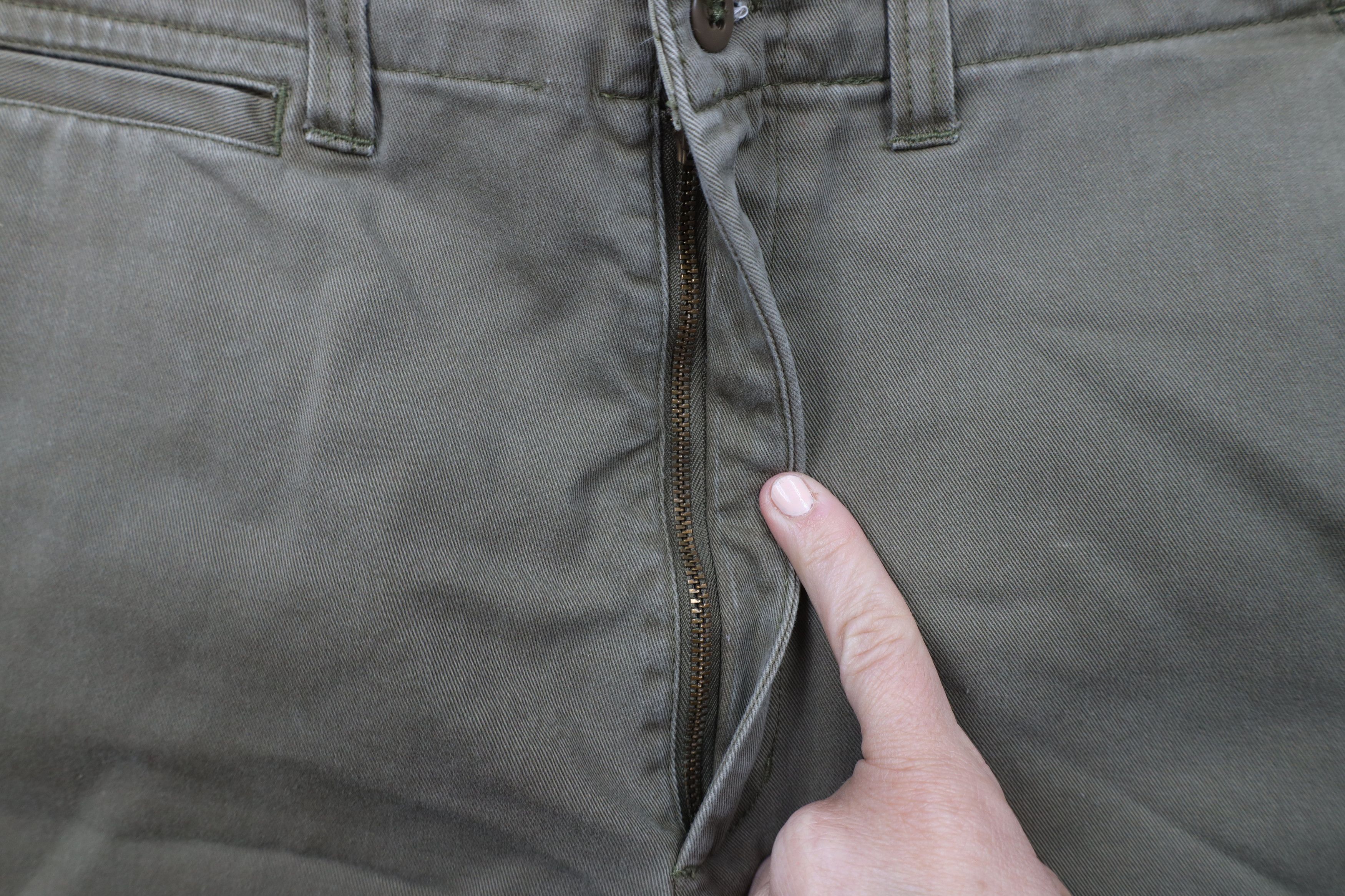 Cabelas × Vintage Vintage 90s Cabelas Above Knee Chino Shorts Breen Cotton Size US 34 / EU 50 - 5 Thumbnail
