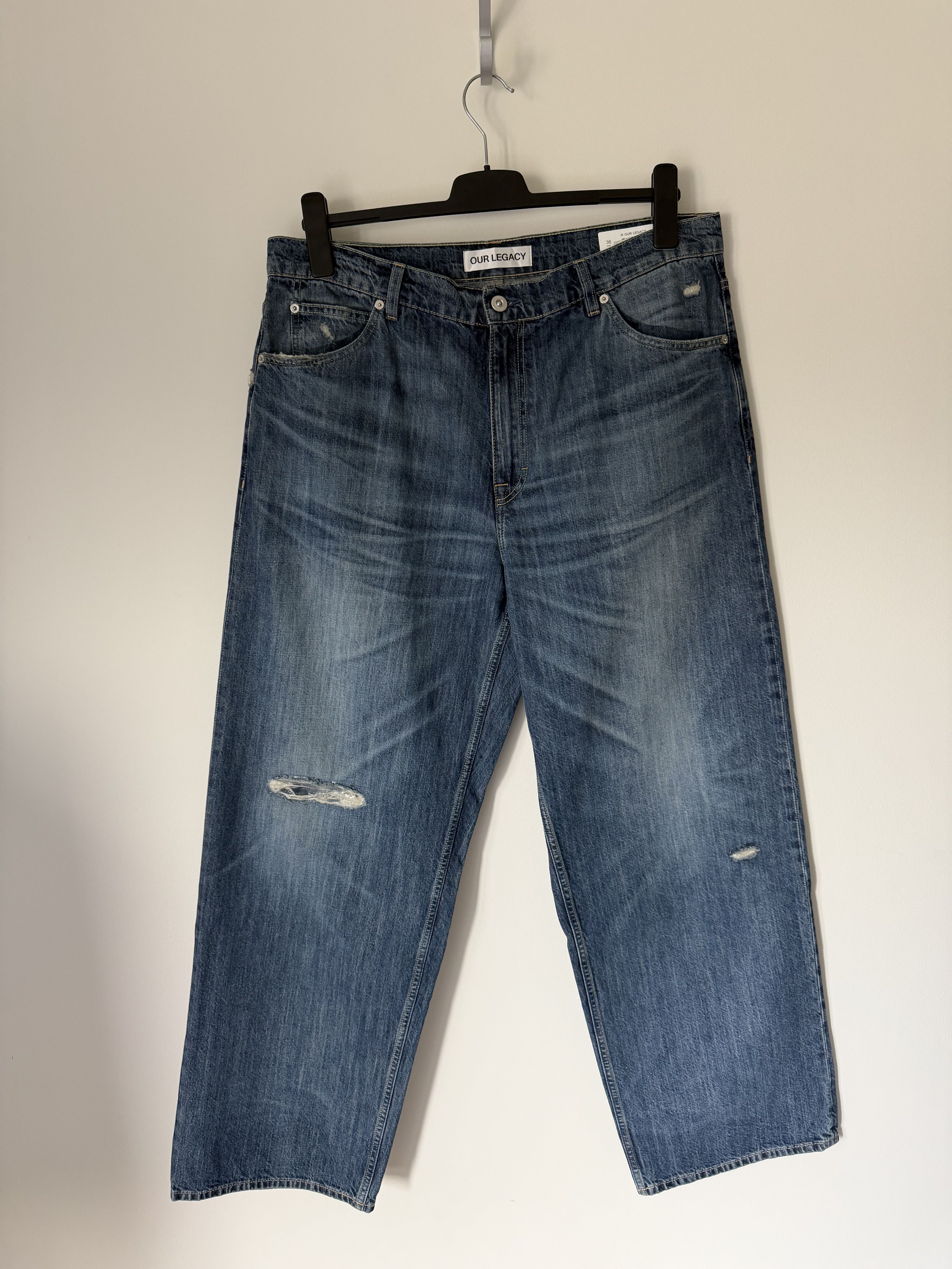 Our Legacy Our Legacy Vast Cut Forever Blue Drape Denim | Grailed