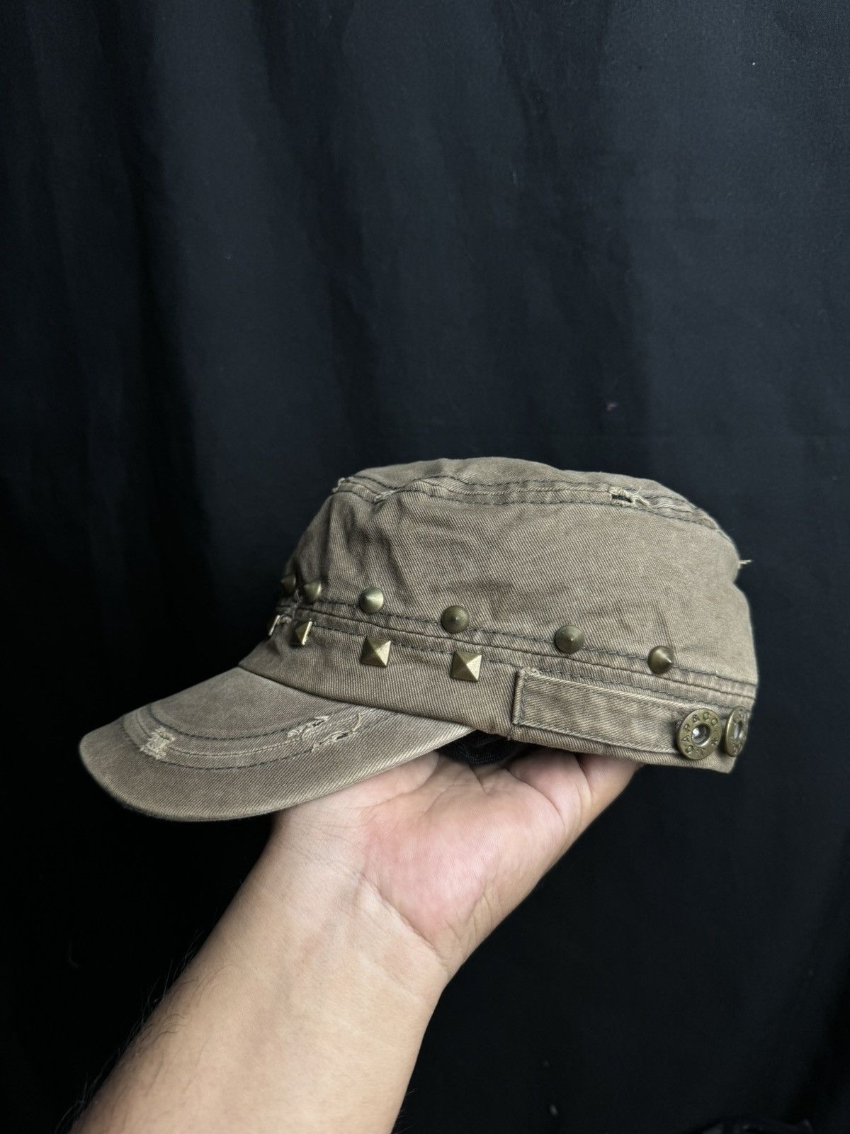 Beauty Beast × If Six Was Nine × Japanese Brand Studded Japanese Distressed Hat Cadet ifsix Lgb style Size ONE SIZE - 3 Thumbnail