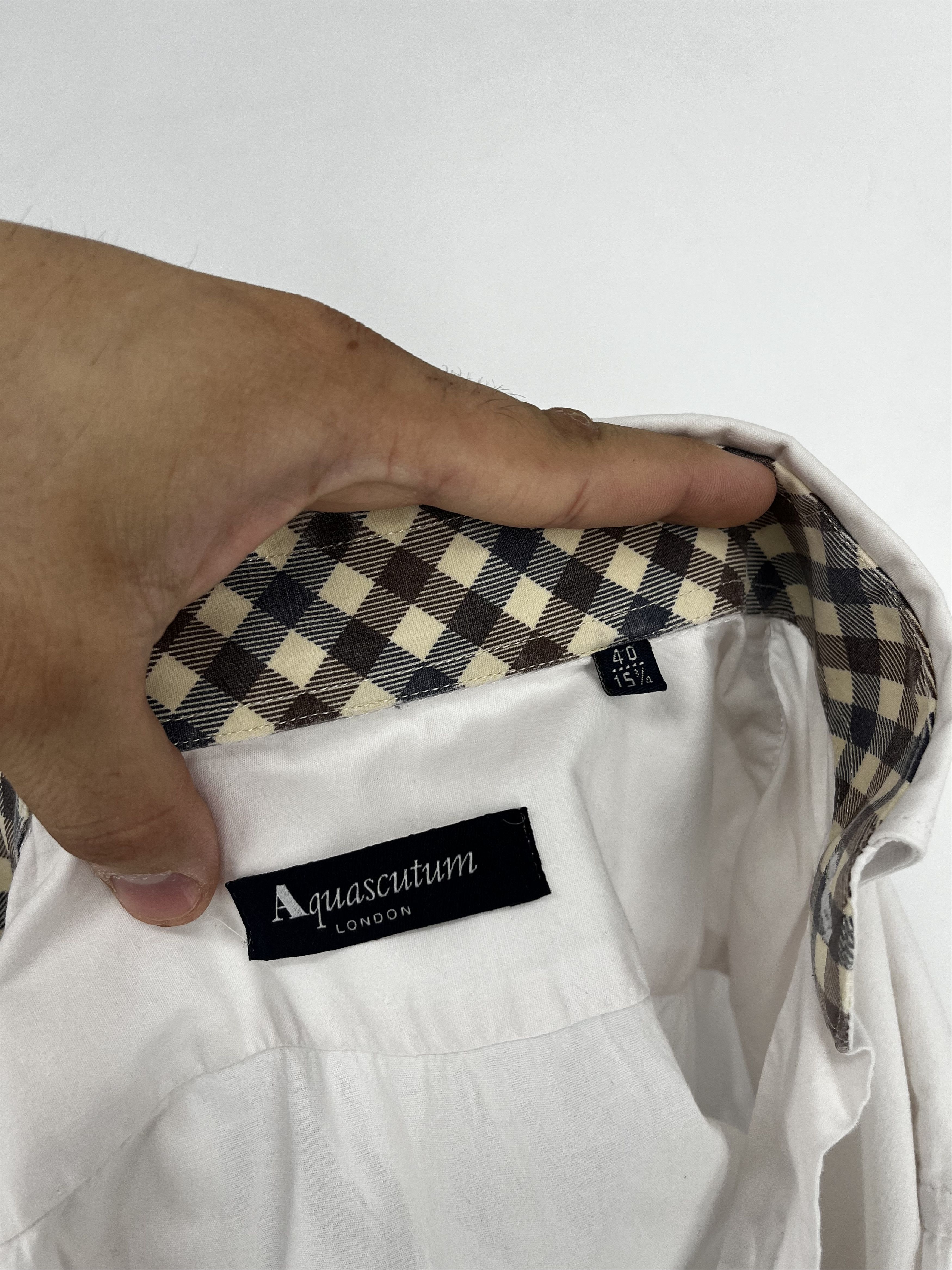 Aquascutum Mens Shirt Long Sleeve Aquascutum Vintage Size XL Size US XS / EU 42 / 0 - 9 Thumbnail
