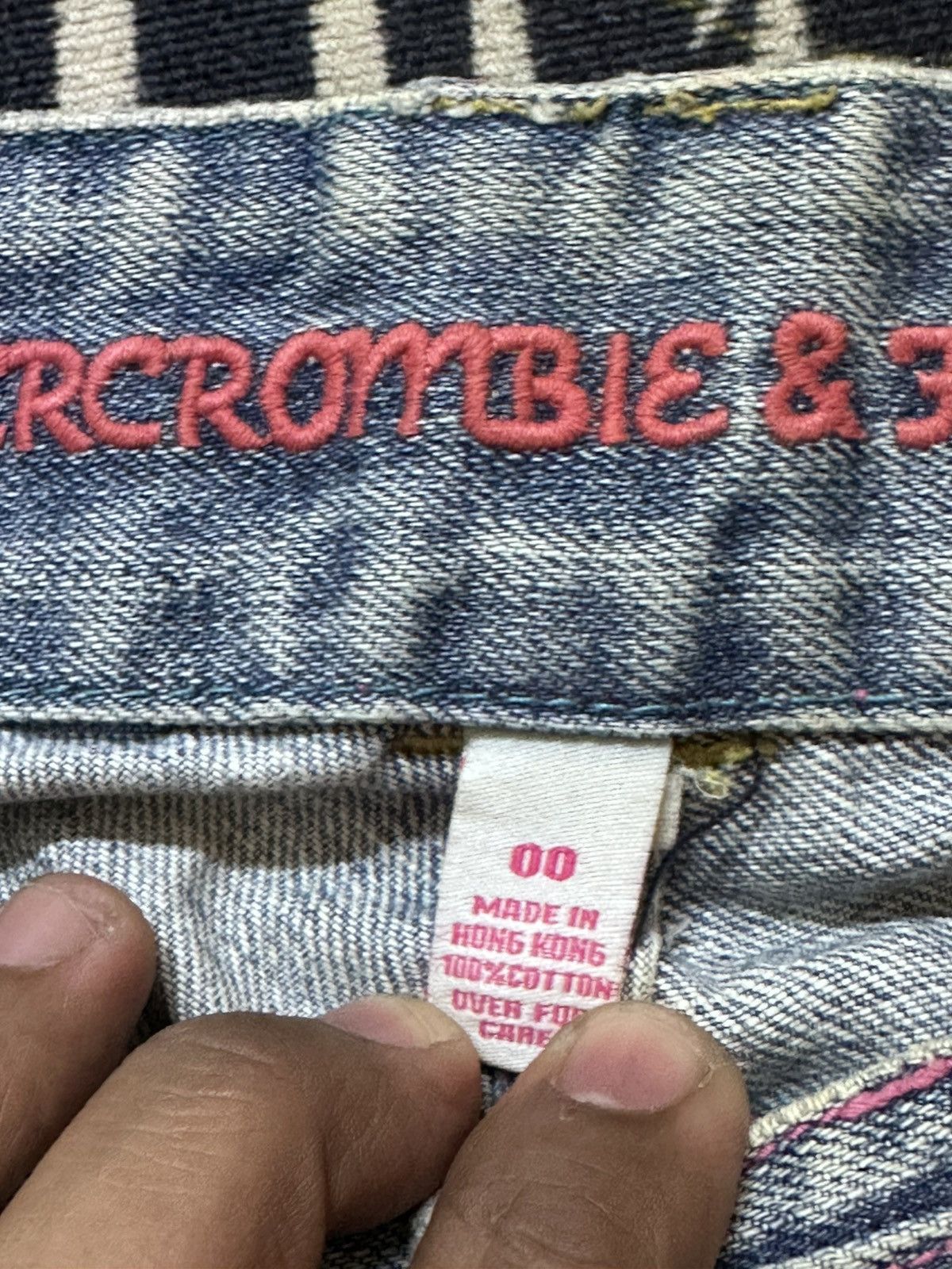 Abercrombie & Fitch Vintage Abercombie&Fitch Flare Bootcut Faded Grunge Denim Size US 29 - 8 Thumbnail
