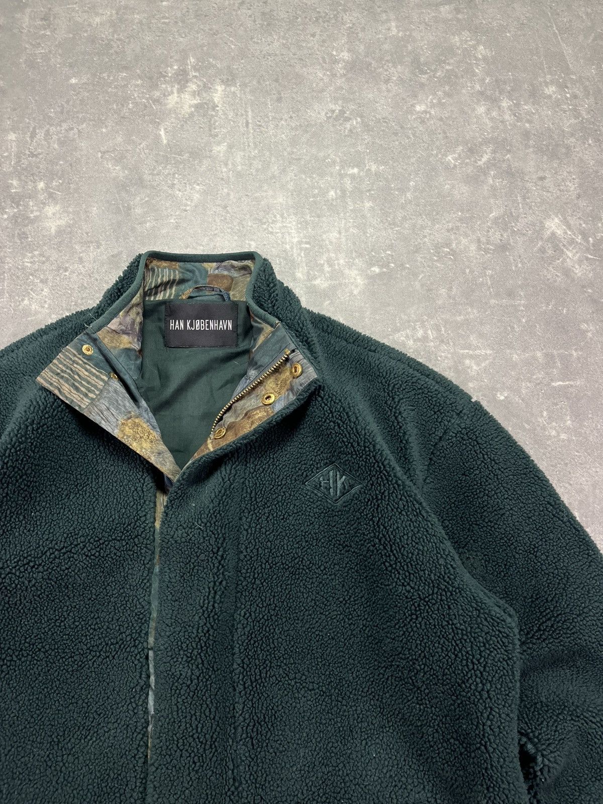Han Kjobenhavn Han Kjobenhavn Social Resort Big Logo Baggy Fleece Jacket M Size US M / EU 48-50 / 2 - 4 Thumbnail