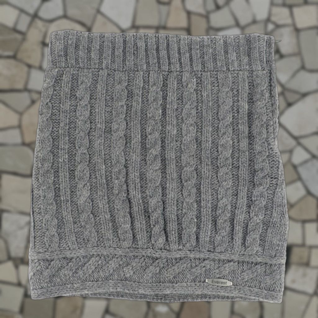 Vintage Everest Wool Knit Skirt Gray Women's S Size 28" / US 6 / IT 42 - 1 Thumbnail