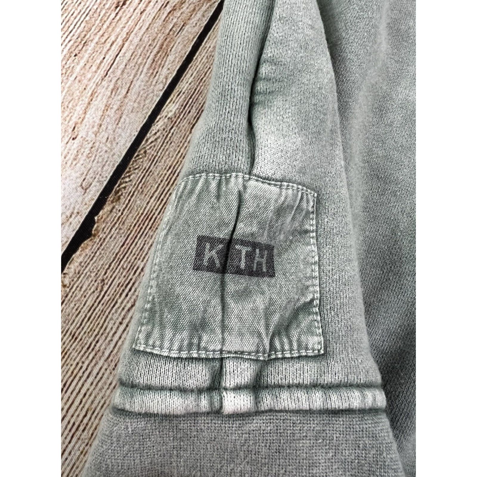 Kith KITH Pinnacle Knit Military Style Full Zip Bomber Jacket Green S Men Knit Cotton Zip Lining 400 GSM Size US S / EU 44-46 / 1 - 4 Thumbnail
