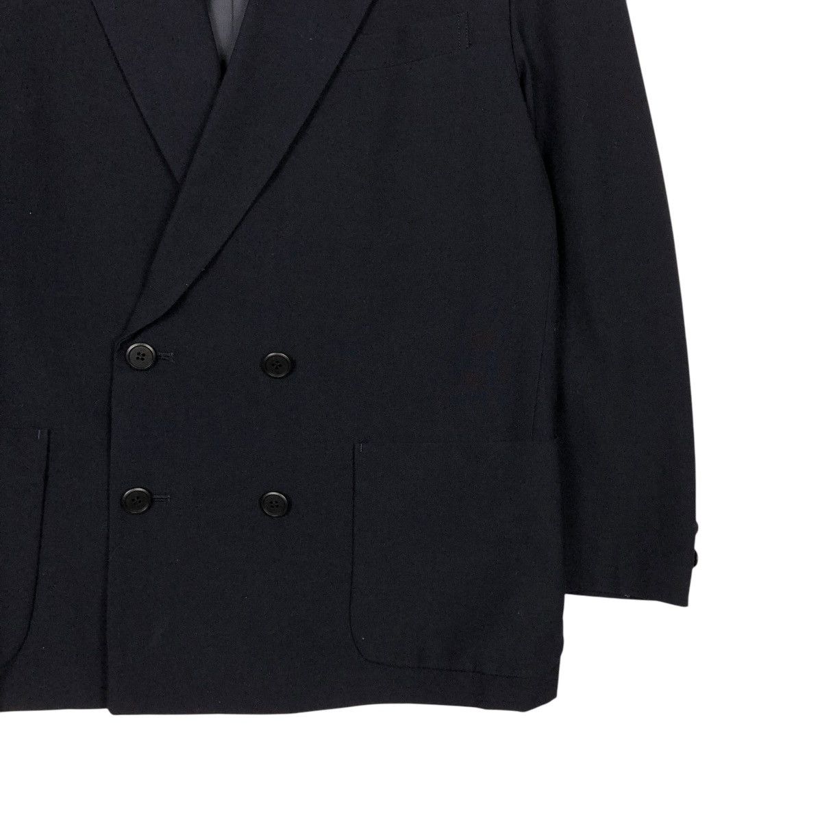 Yohji Yamamoto 🔥VINTAGE COATS JACKET YOHJI YAMAMOTO RAILWAY DOUBLE BREAST Size US M / EU 48-50 / 2 - 7 Thumbnail