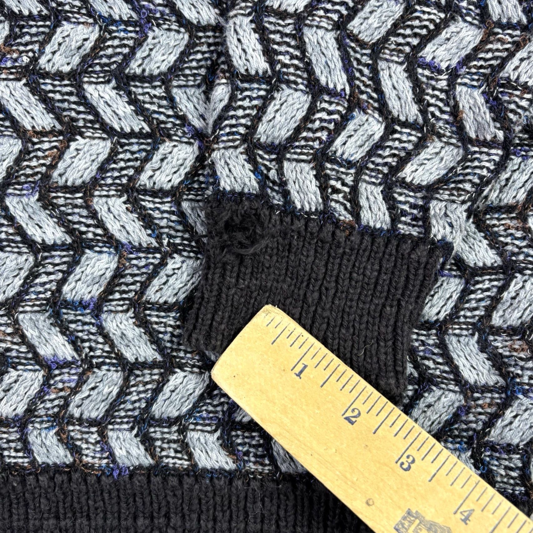 Vintage VINTAGE Tony Lambert Knit Sweater Adult XL Geometric Striped Abstract Pattern Size US XL / EU 56 / 4 - 6 Thumbnail