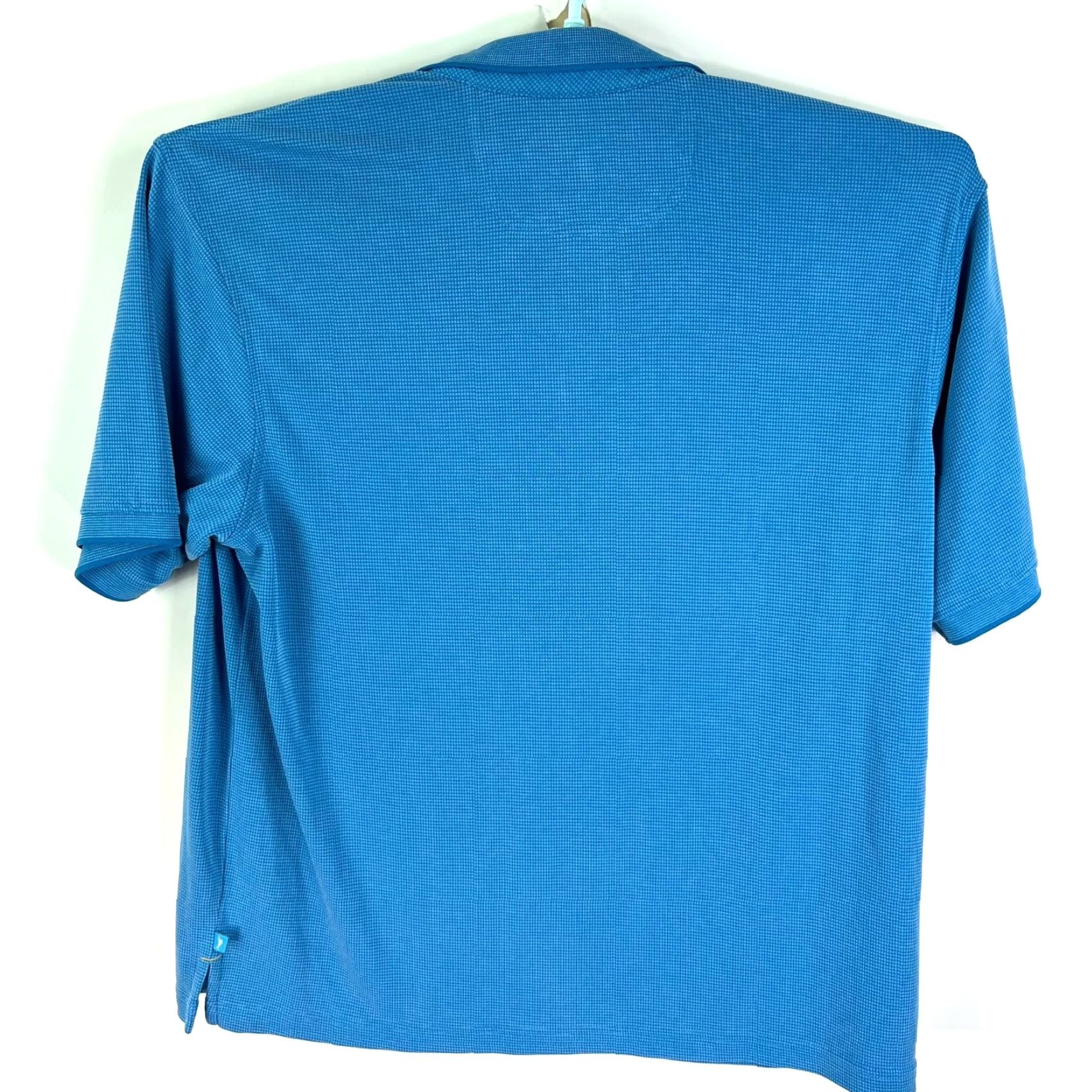 Tommy Bahama Tommy Bahama Polo Shirt Short Sleeve XL Men Blue Check Pattern Casual/Workwear Polo Shirt Size US XL / EU 56 / 4 - 7 Thumbnail