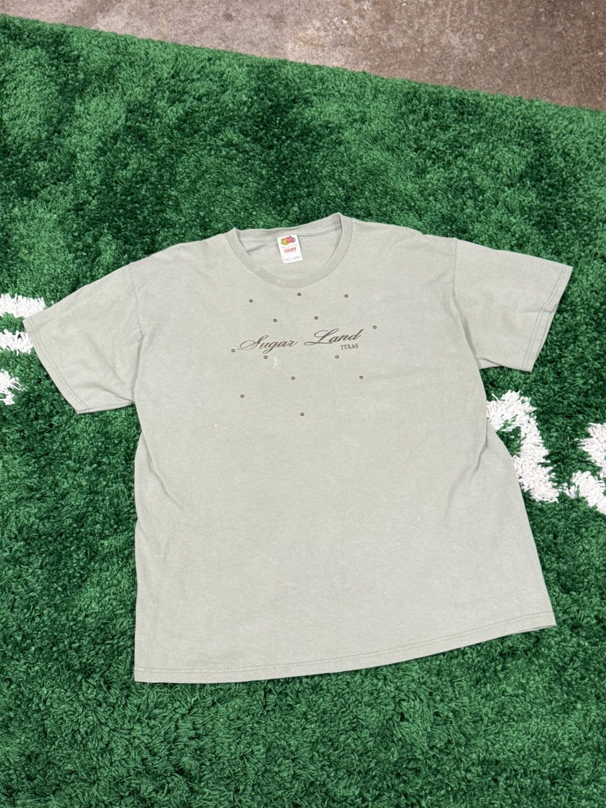 Vintage Vintage Sugar Land Texas City Houston Studded Logo Tee XL Size US XL / EU 56 / 4 - 1 Thumbnail