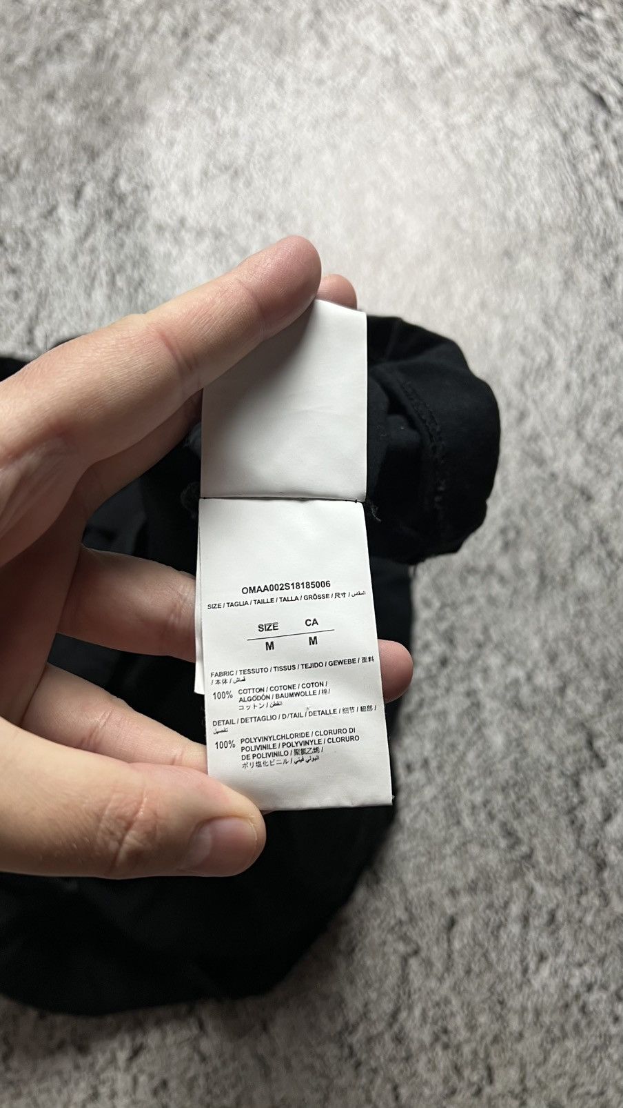 Off-White Off white temperature caution tape dont cross line t shirt Size US M / EU 48-50 / 2 - 8 Thumbnail
